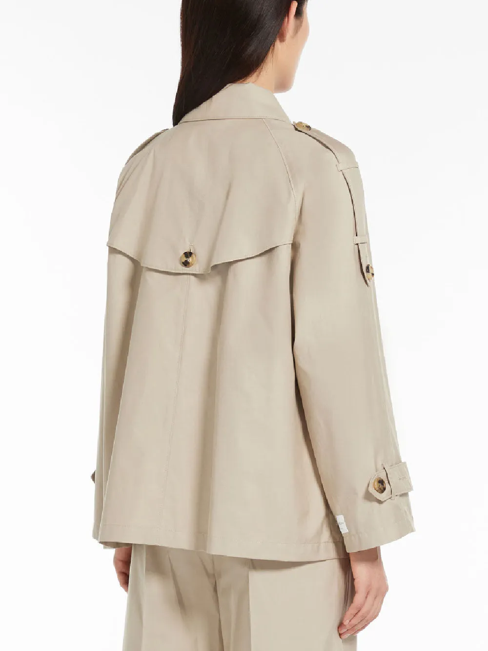 Dtrench short trench coat