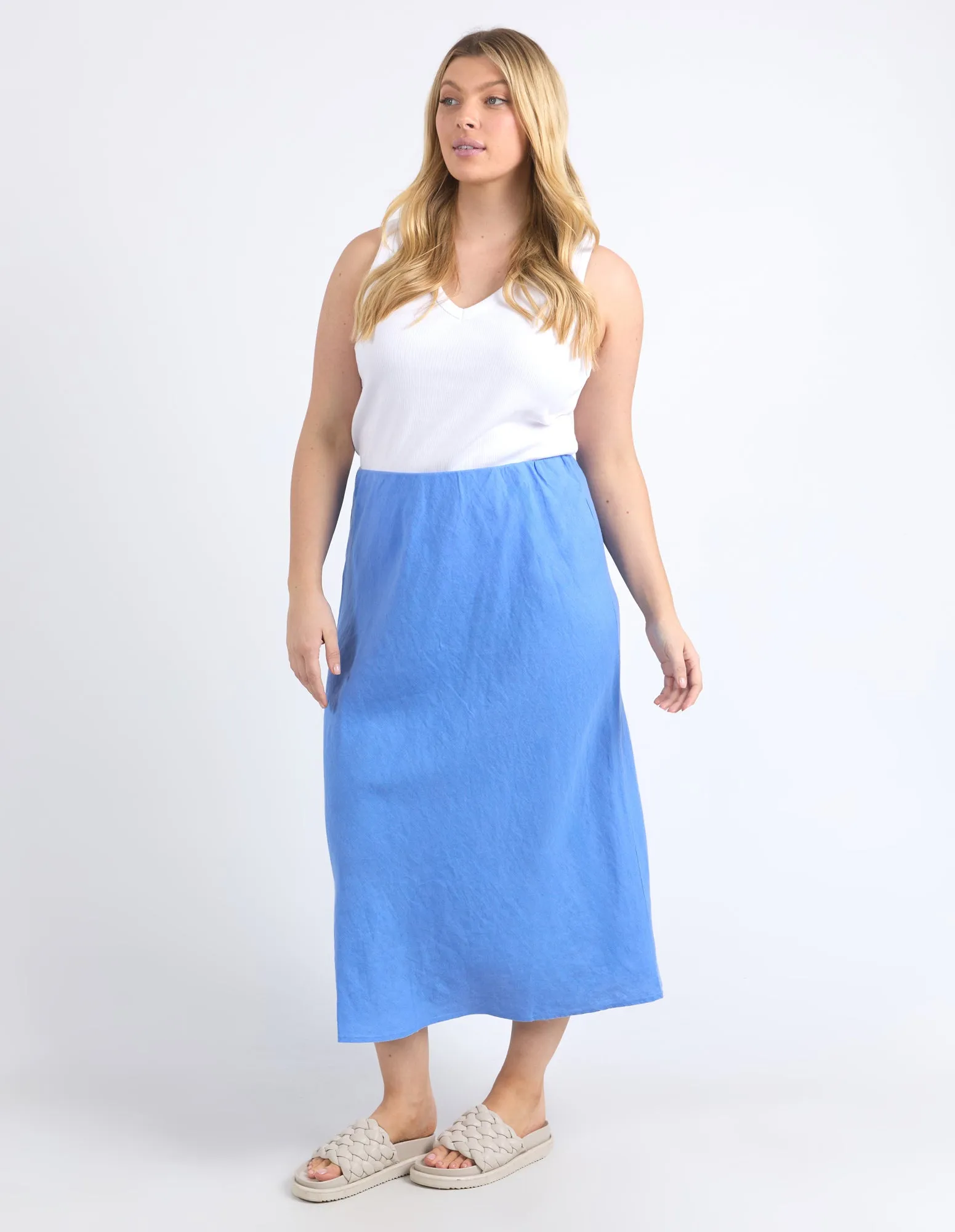 Eleni Skirt Cerulean Blue