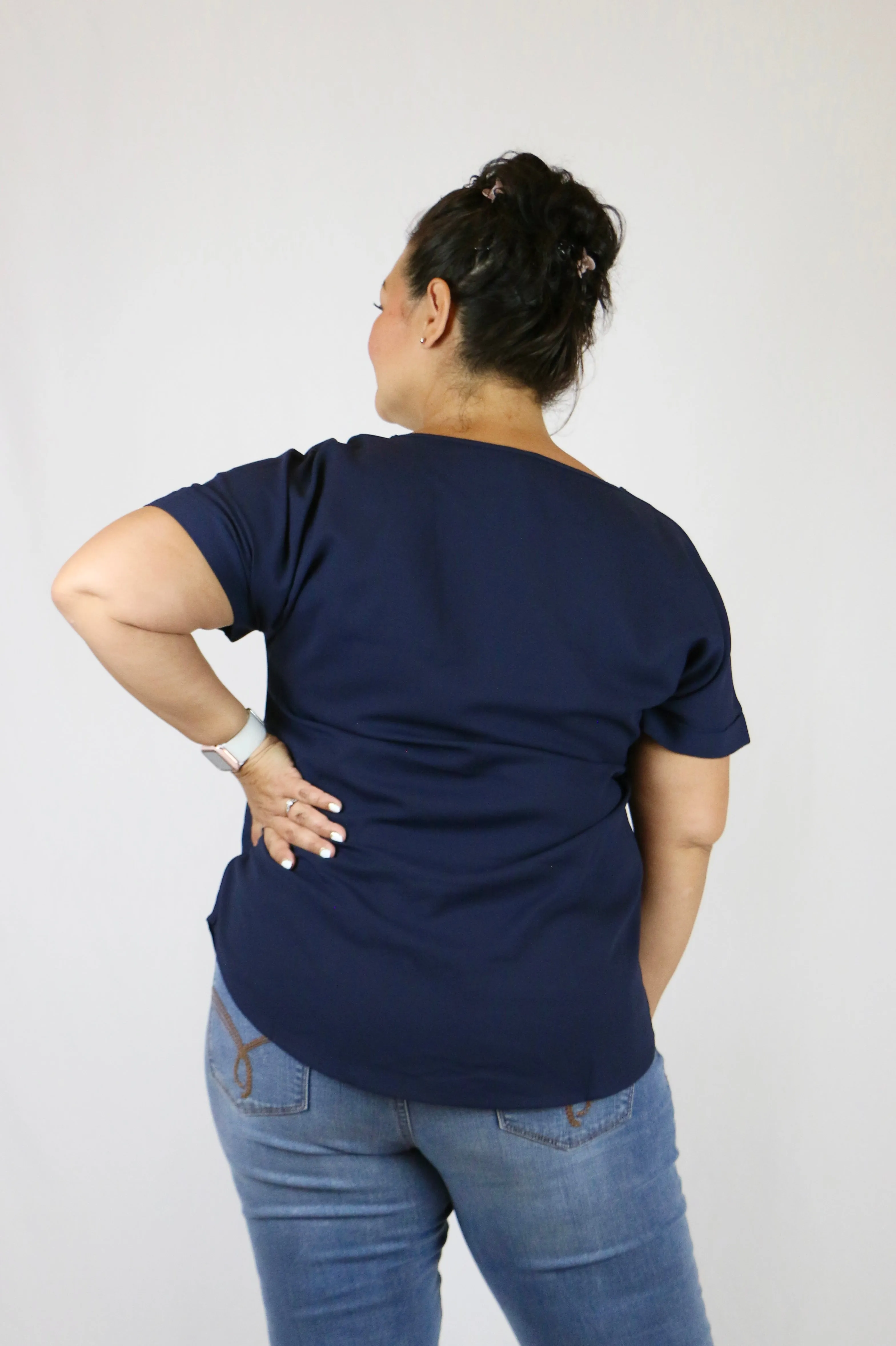 Faye Top - Navy