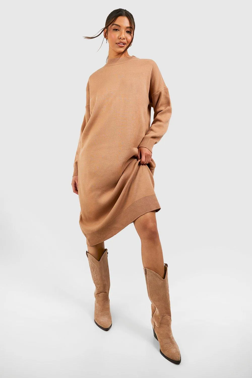 Fine Gauge Midi Sweater Dress