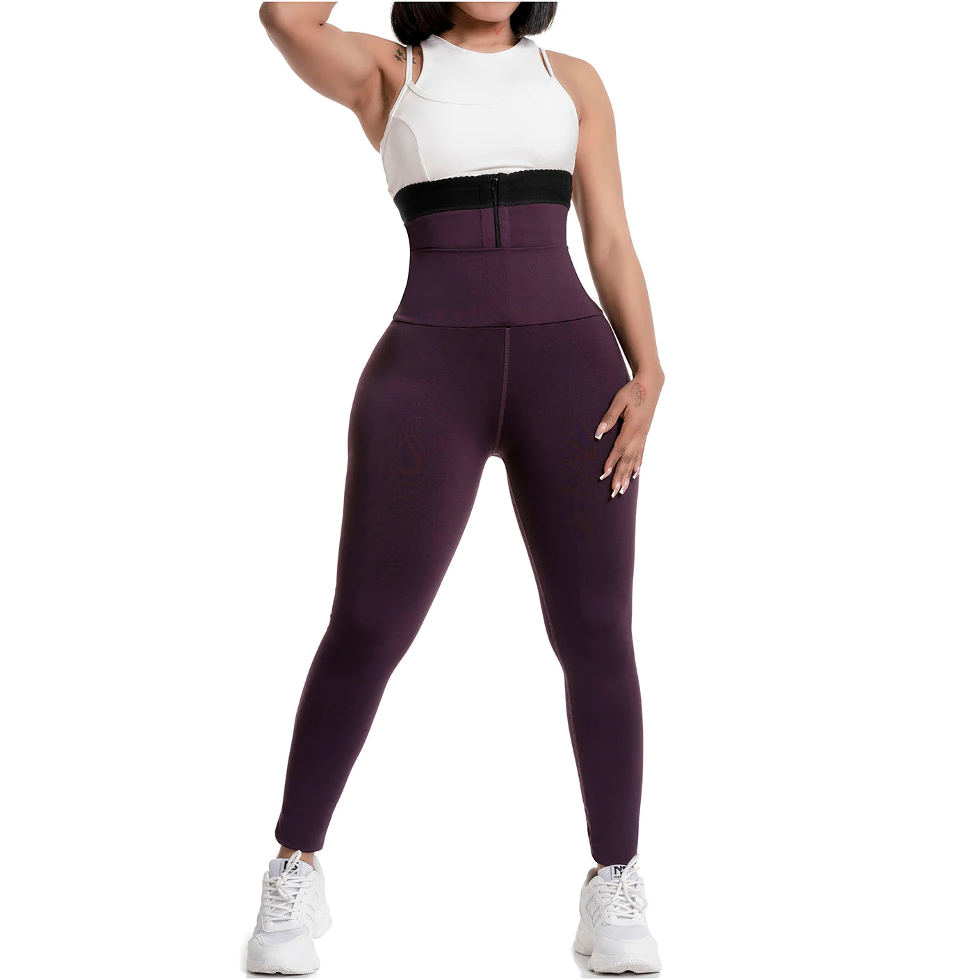 FLEXMEE 946704 | LEGGINGS ATLÉTICOS DE CINTURA ALTA ROPA ACTIVA DEPORTIVA PARA MUJER | LÍNEA DE FORMA