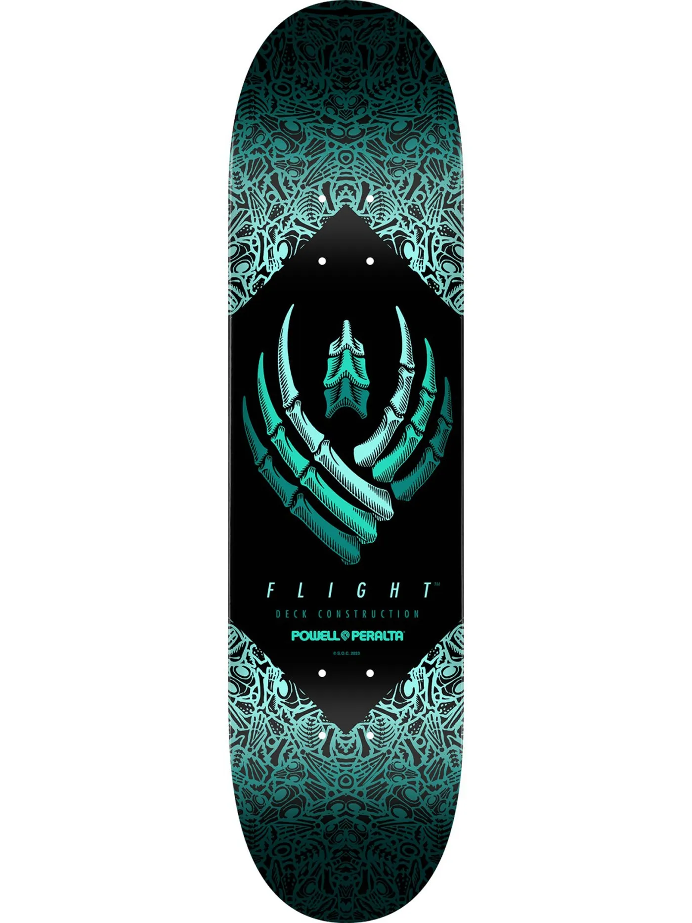 Flight Teal 8.25 Skateboard Deck