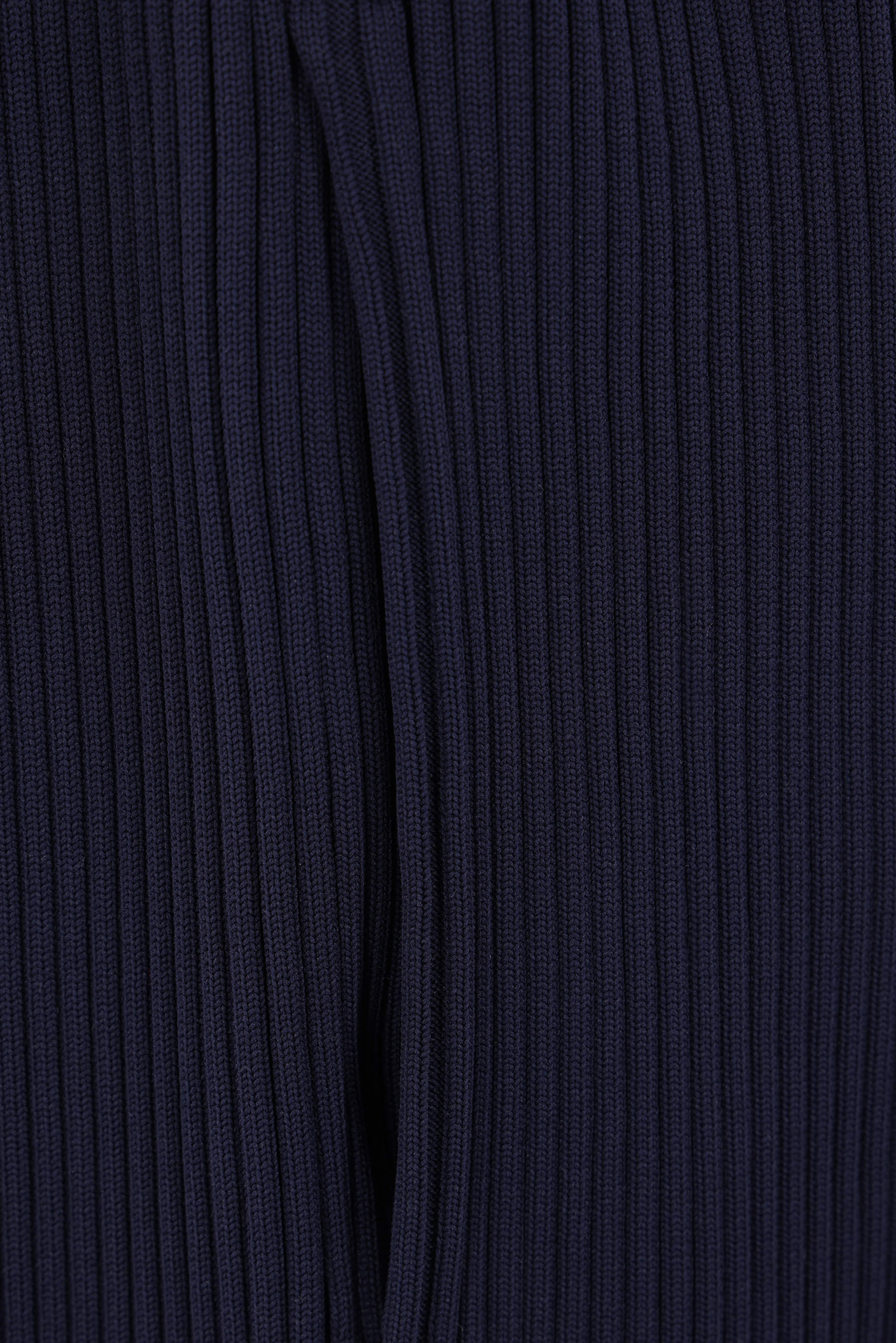 Fluted Tapered pants in ribbed recycled tecnical knit