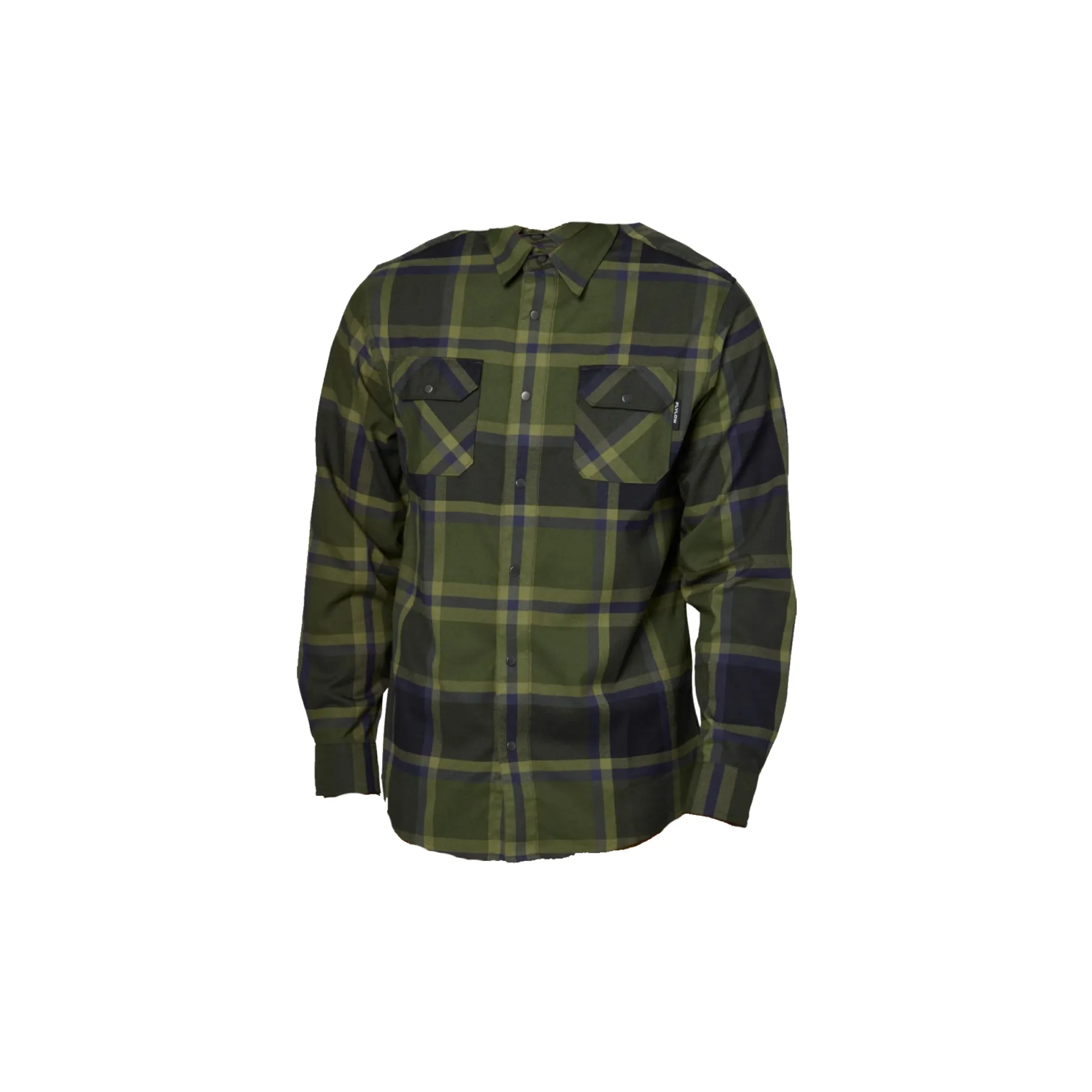 FlyLow Men's Handlebar Temperature Regulating Midlayer Tech Flannel