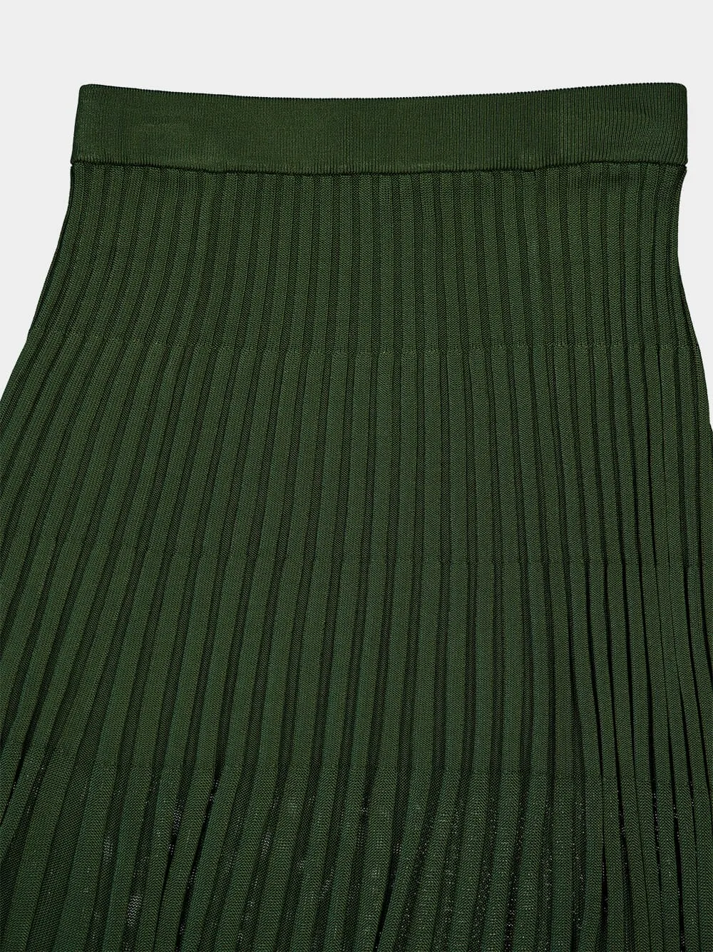 Forest Pleated Midi Skirt