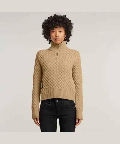 G-Star RAW Women Chunky Knit Skipper Multi color Size XS