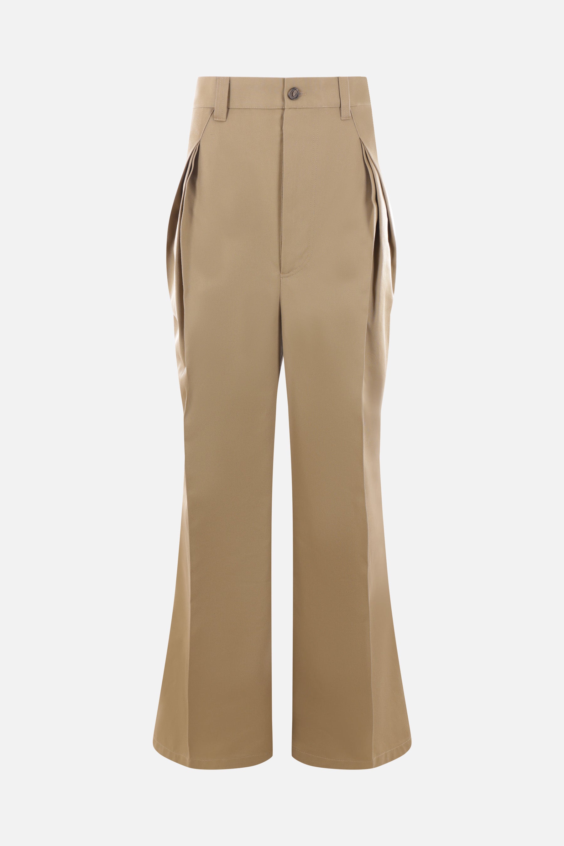 gabardine baggy pants