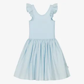 Girls Light Blue Organic Cotton Dress