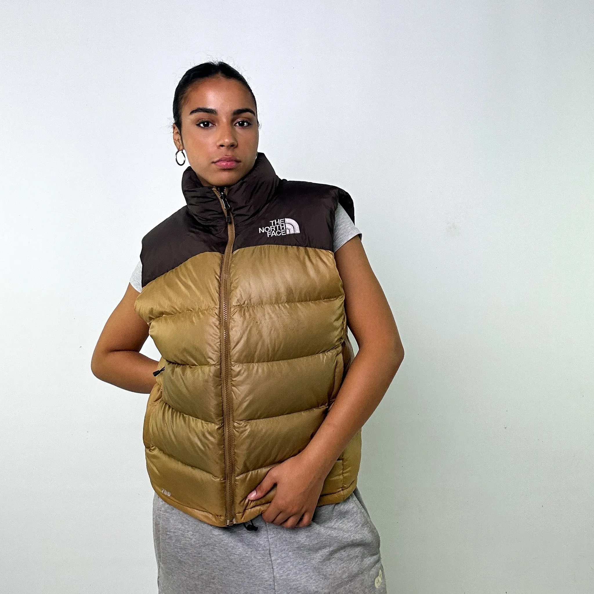 GOLD Y2KS THE NORTH FACE 700 SERIES PUFFER JACKET COAT GILET (