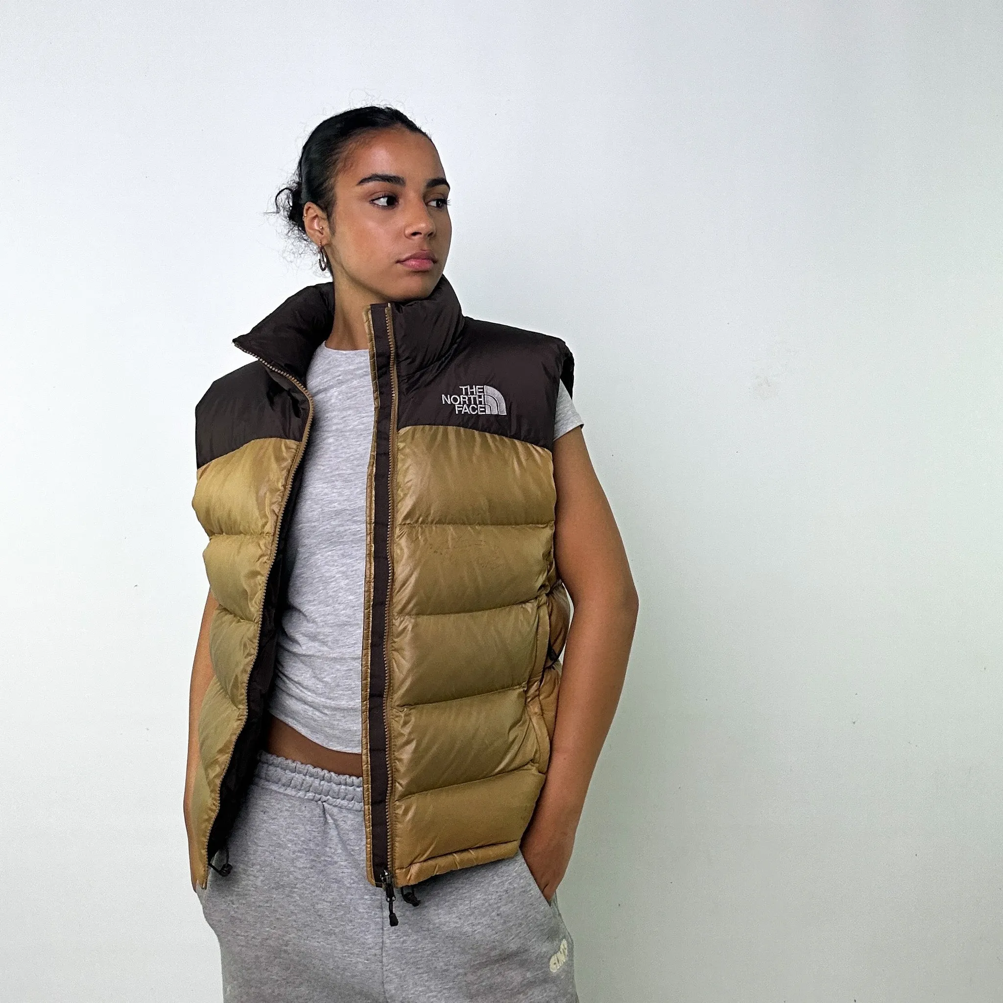 GOLD Y2KS THE NORTH FACE 700 SERIES PUFFER JACKET COAT GILET (