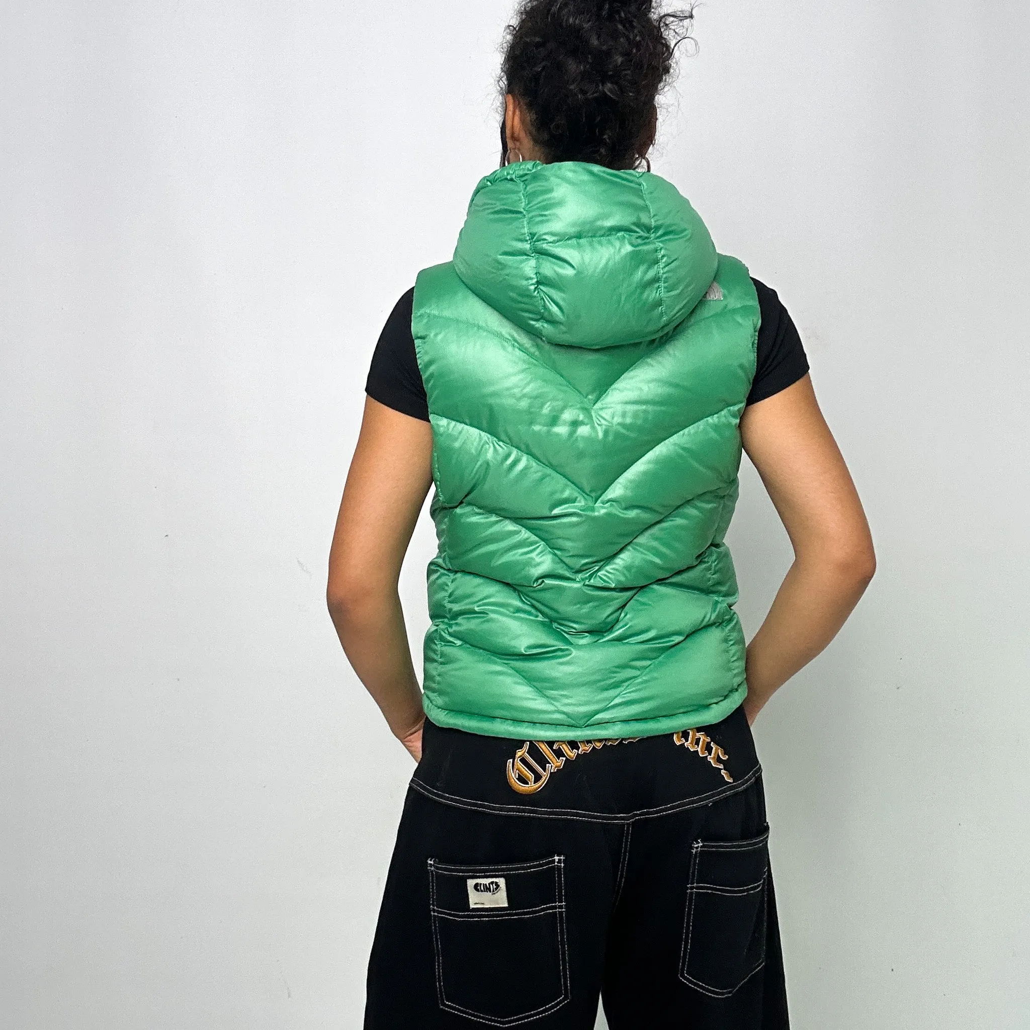 GREEN 90S THE NORTH FACE 600 SERIES PUFFER JACKET COAT GILET (