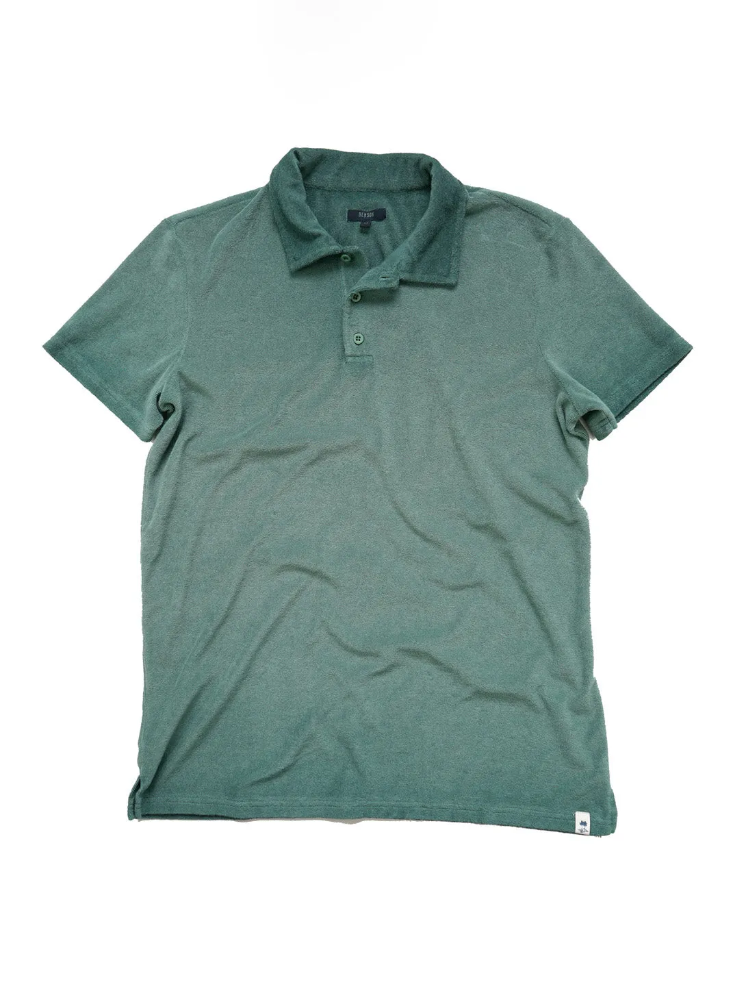 Hanlan Short Sleeve Terry Polo - Northern Green