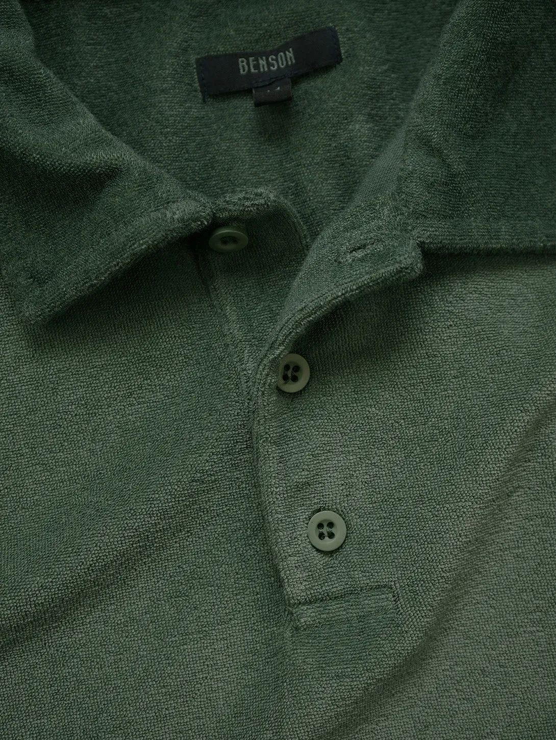 Hanlan Short Sleeve Terry Polo - Northern Green