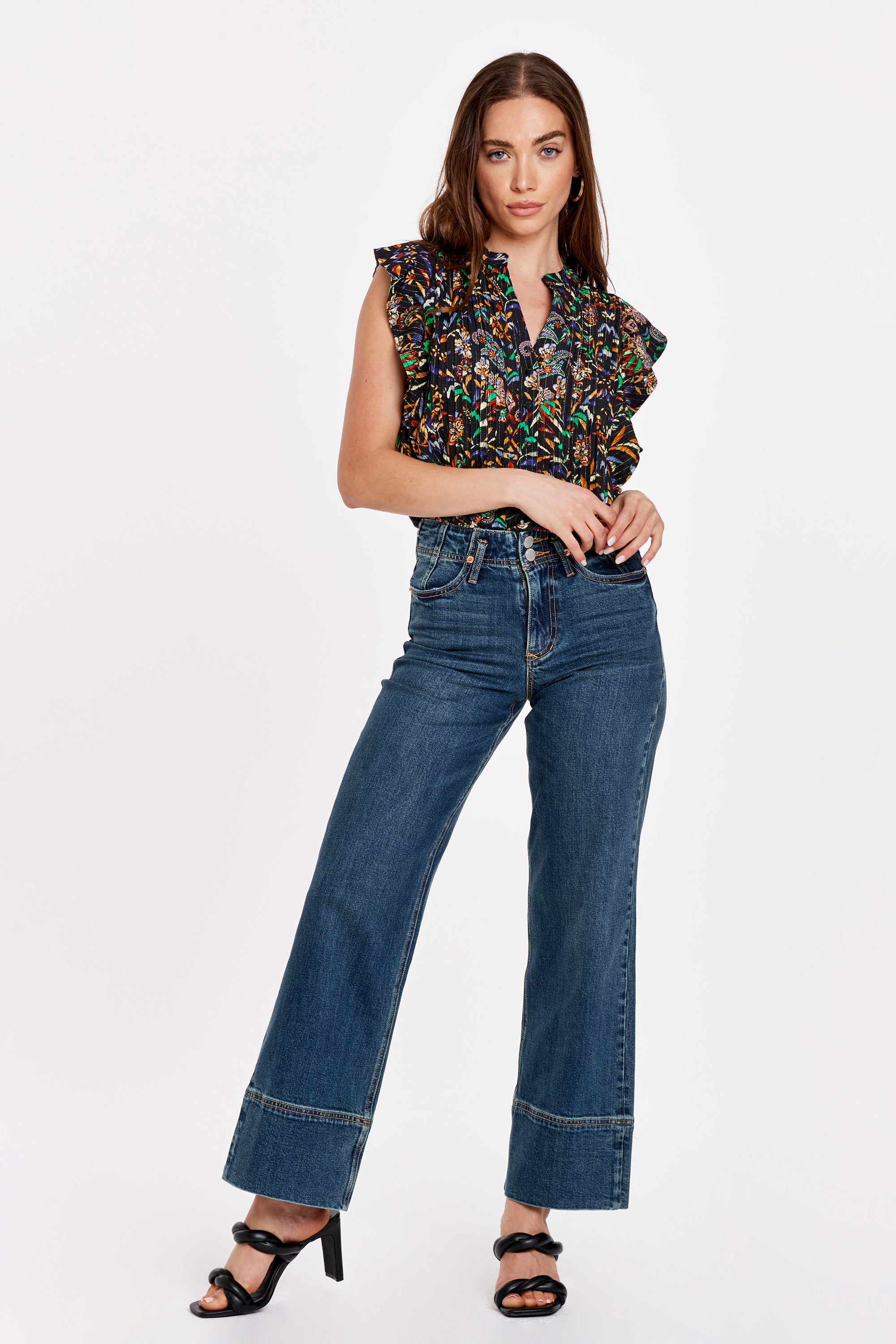 Holly Super High Rise Full Coated Detail Jeans