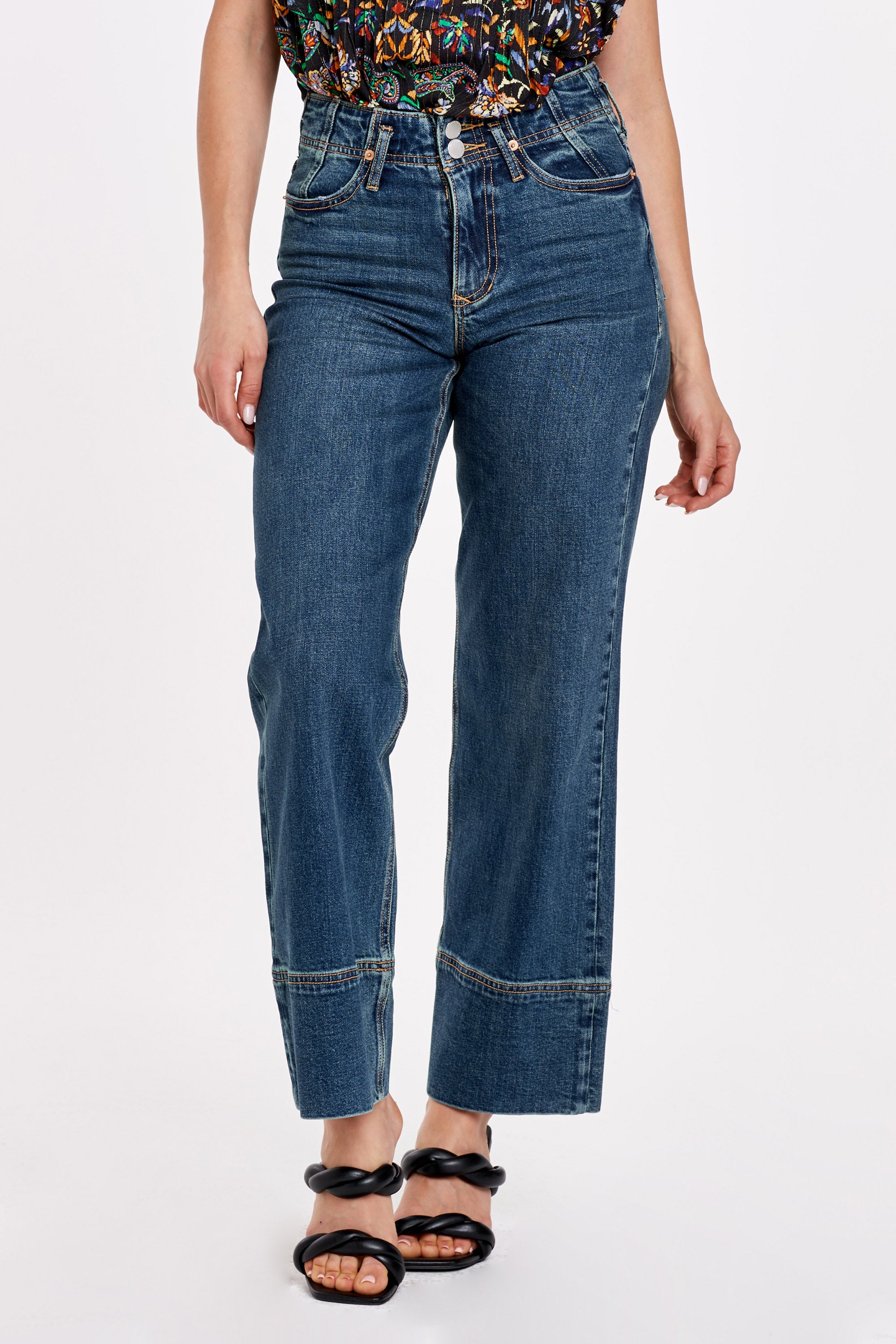 Holly Super High Rise Full Coated Detail Jeans