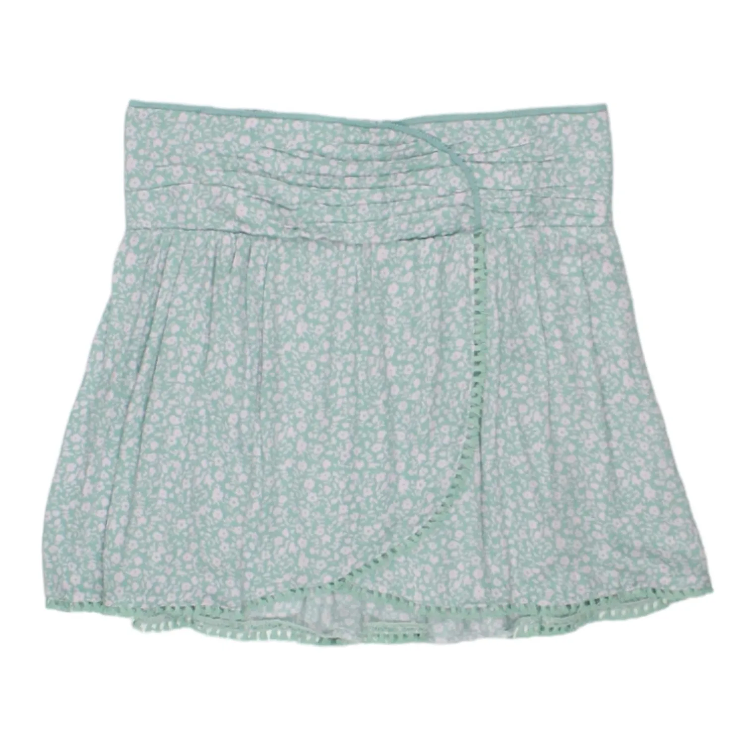 Hush Green Ditsy Fringe Detail Skirt