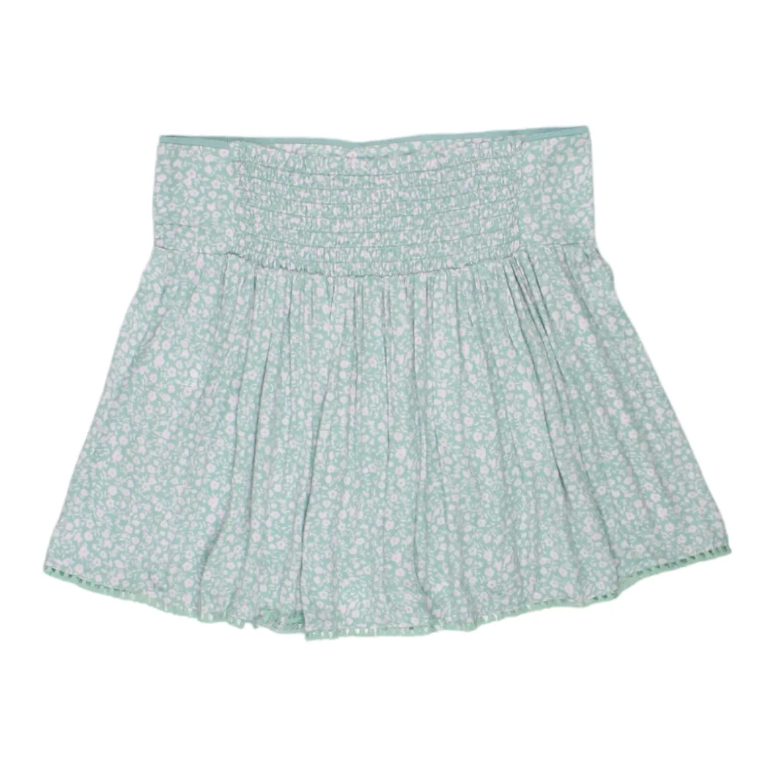 Hush Green Ditsy Fringe Detail Skirt