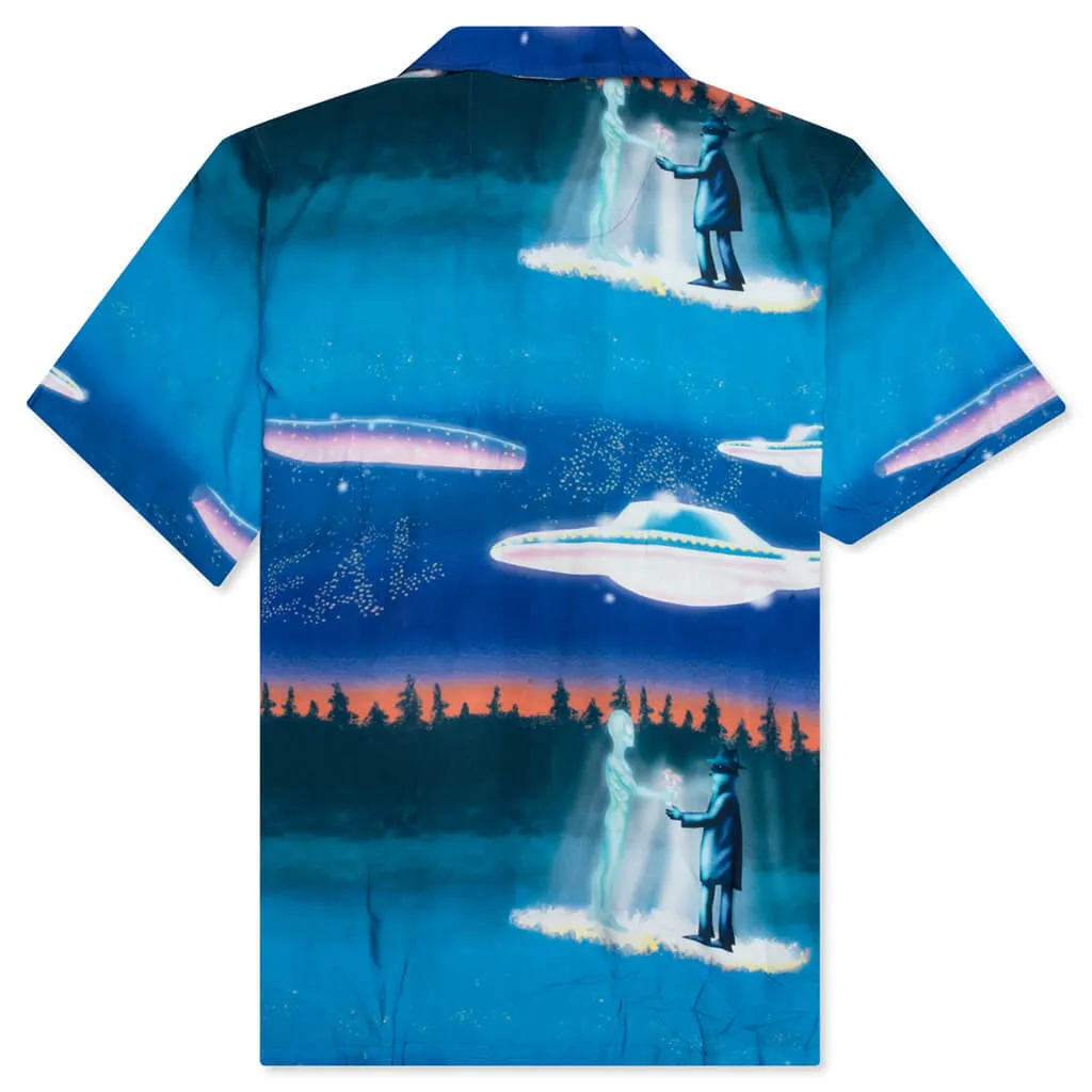 Interplanetary Vacation S/S Shirt - Blue