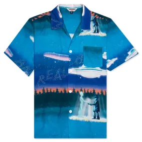 Interplanetary Vacation S/S Shirt - Blue