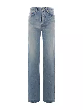 JEANS A GAMBA DRITTA IN DENIM