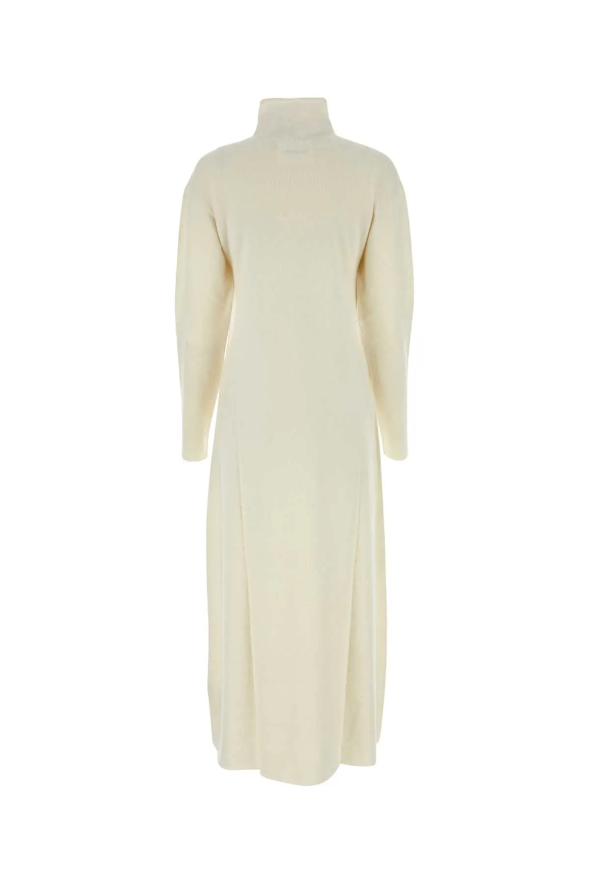 Jil Sander Ivory Cashmere Sweater Dress