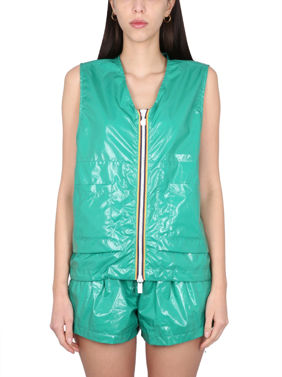 K-WAY    NYLON BARNEL VEST