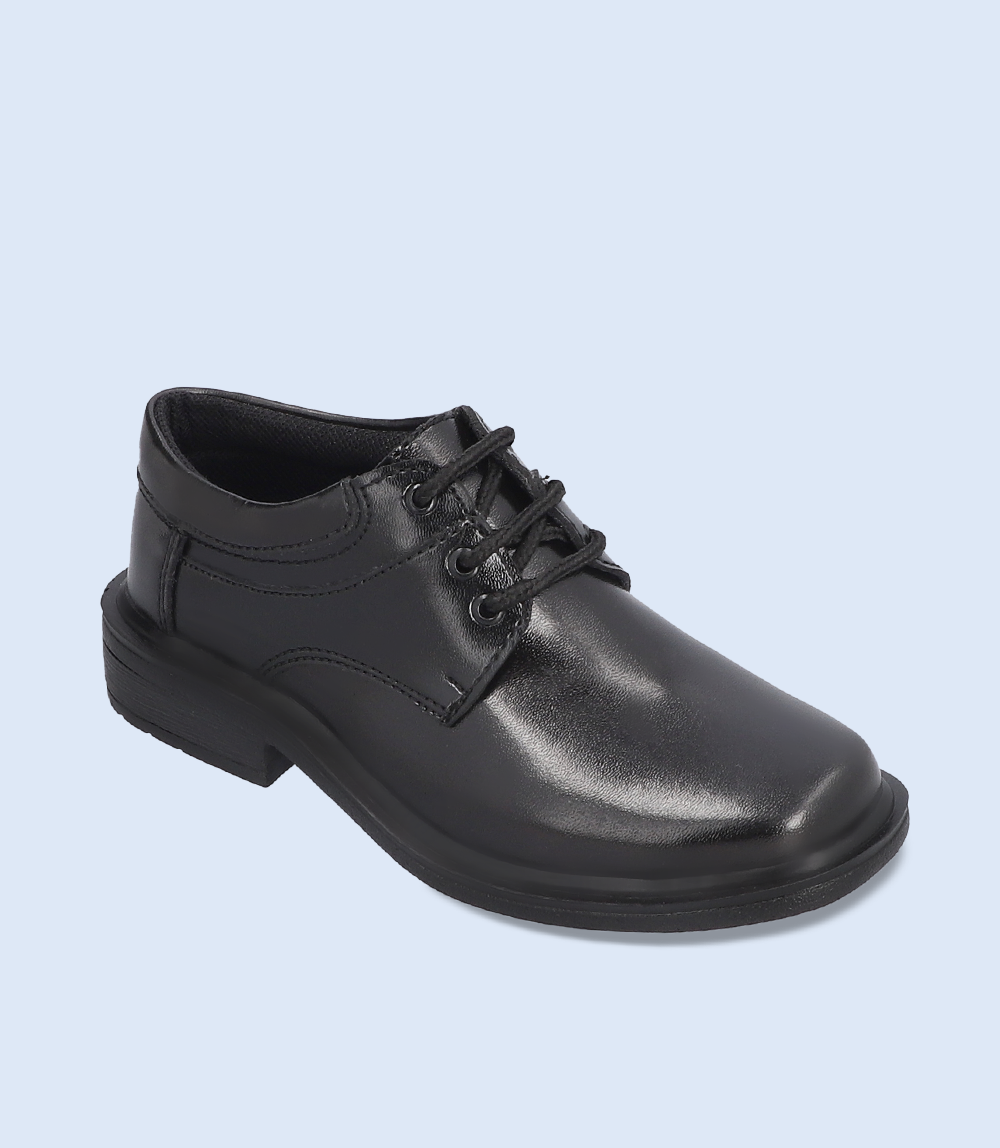 KB0032-BLACK-Boys Casual School Shoes