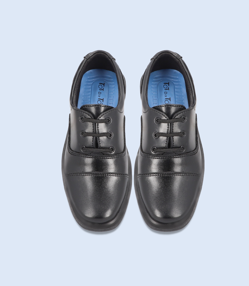 KB0034-BLACK-Boys Casual School Shoes