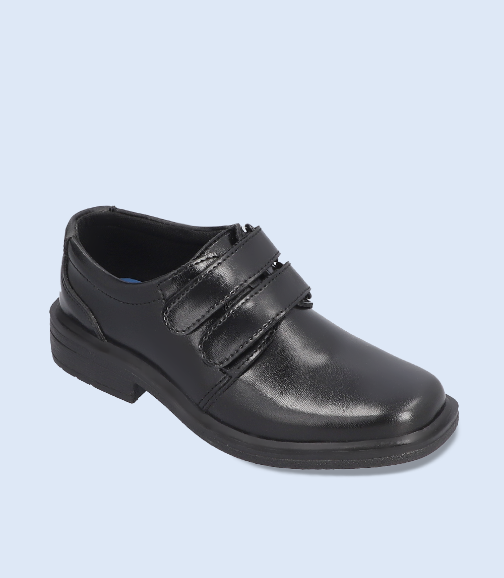 KB0043-BLACK-Boys Casual School Shoes