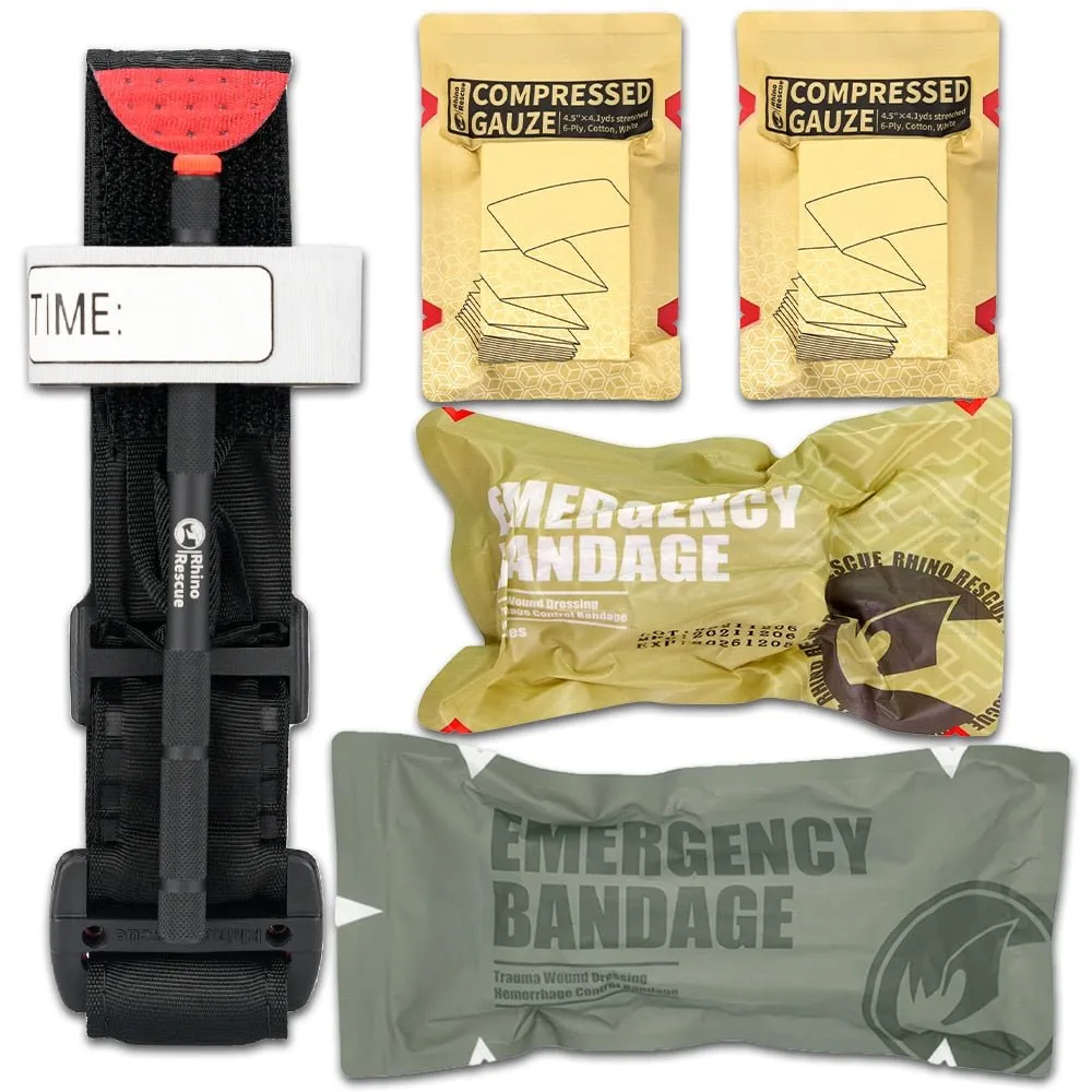 Kit médical de traumatologie de sauvetage / fournitures de recharge IFAK Rhino rescue - Trauma kit series