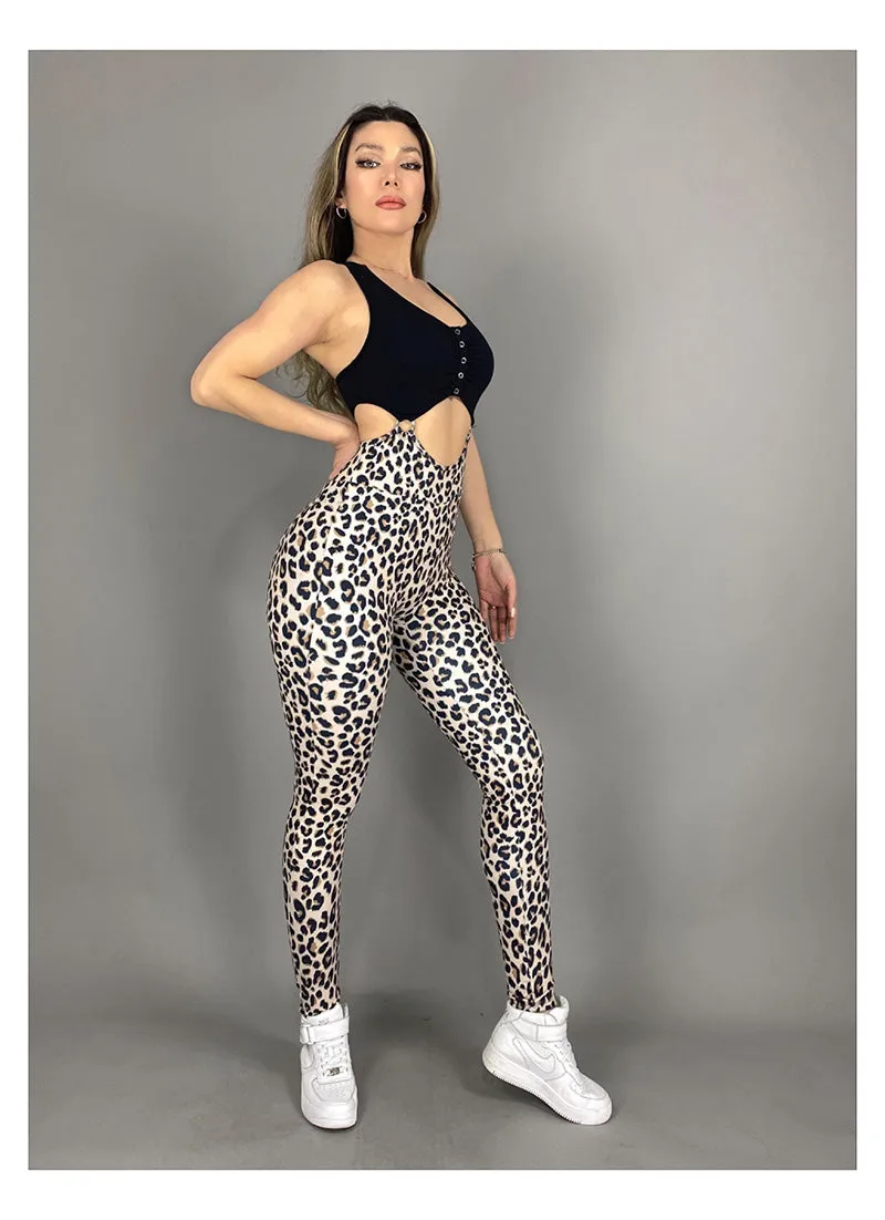 La Fitwear Scheming Legging Type Girl Play Sexy Léopard