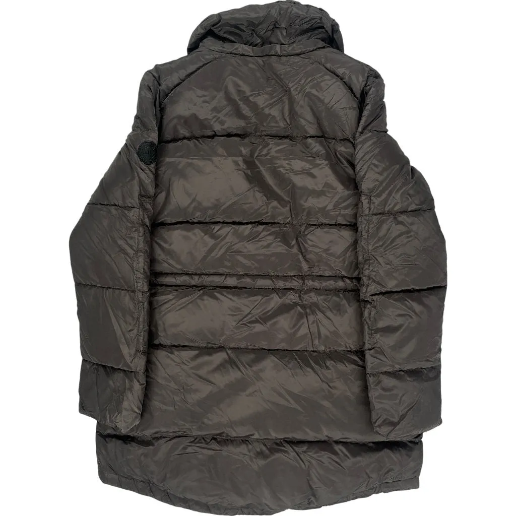 Lauren Ralph Lauren Quilted Puffer Jacket - Medium - Grey Polyester