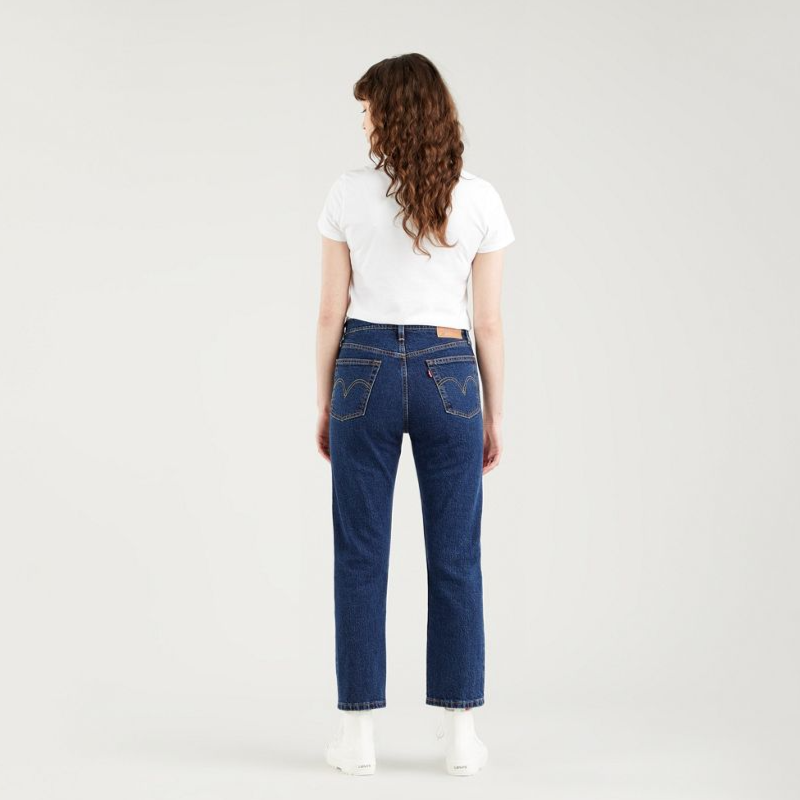 Levi`s 501 Cropped - Salsa Stonewash Blå