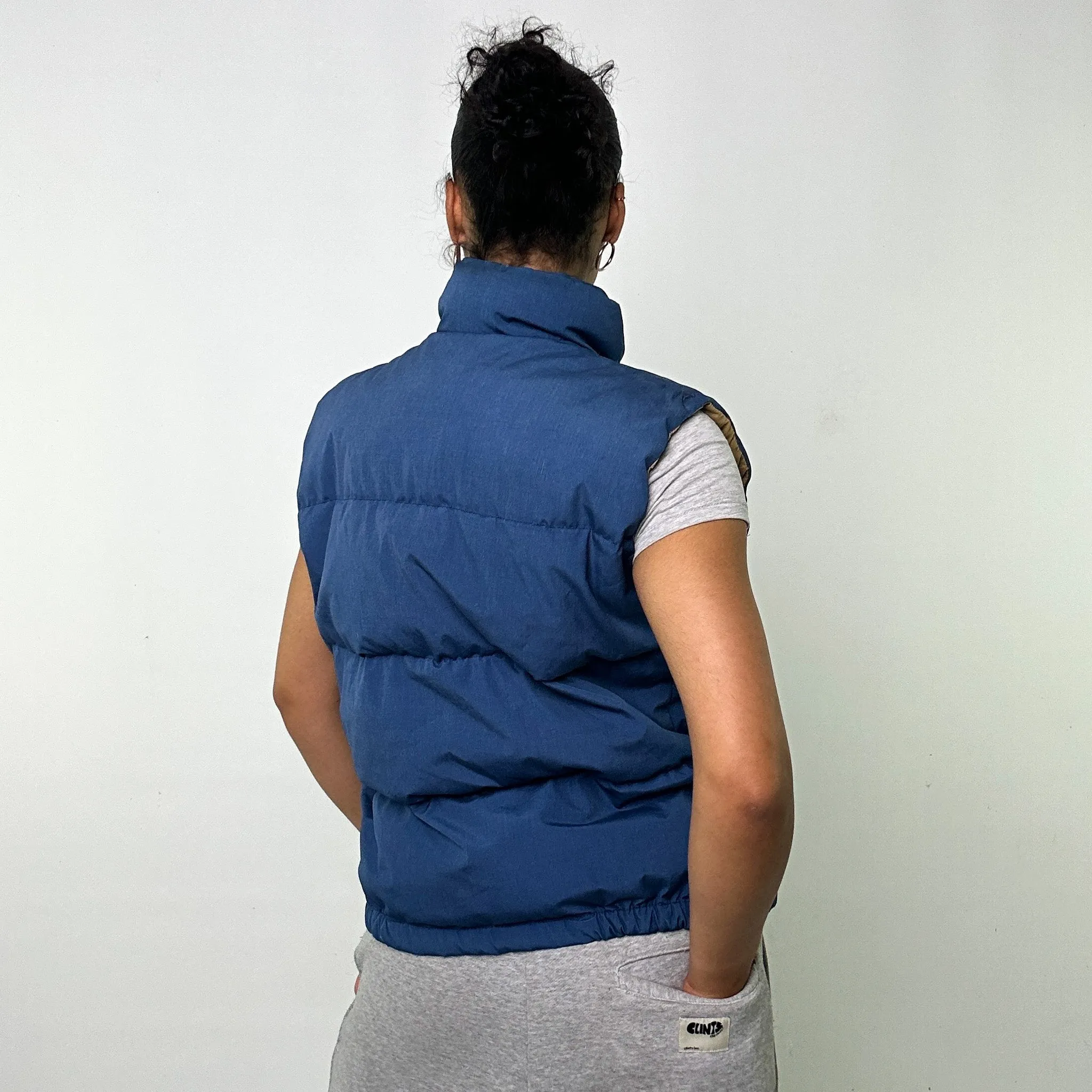 LIGHT BLUE 90S THE NORTH FACE PUFFER JACKET COAT GILET (