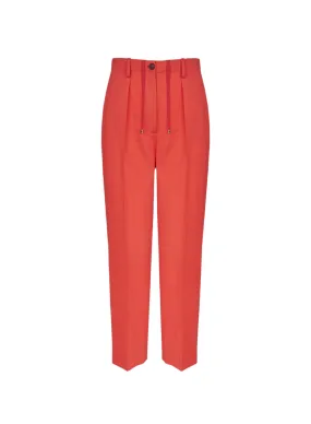 Lorena Antoniazzi Pant in Coral Red