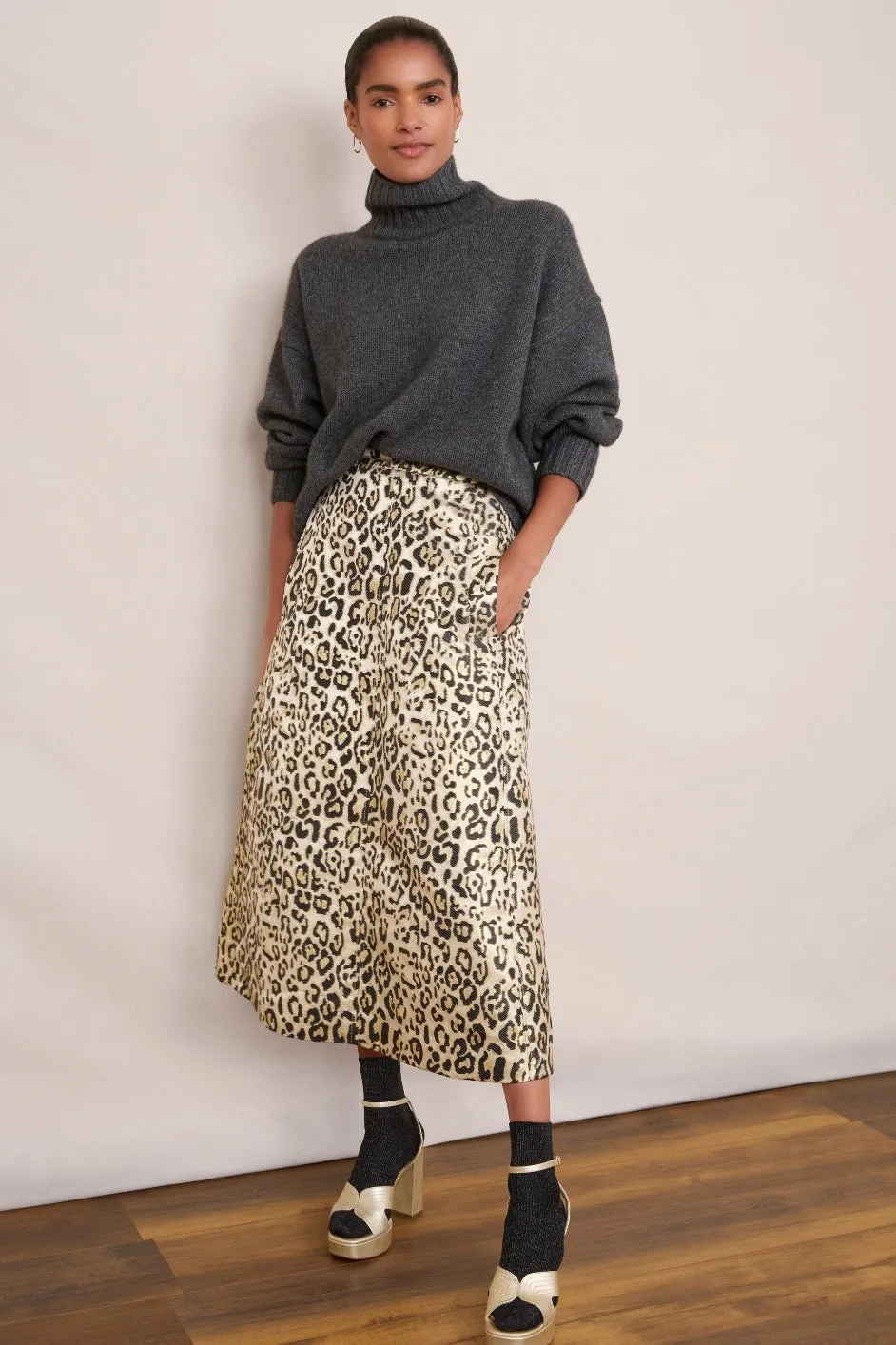 Madeline Skirt - Leopard