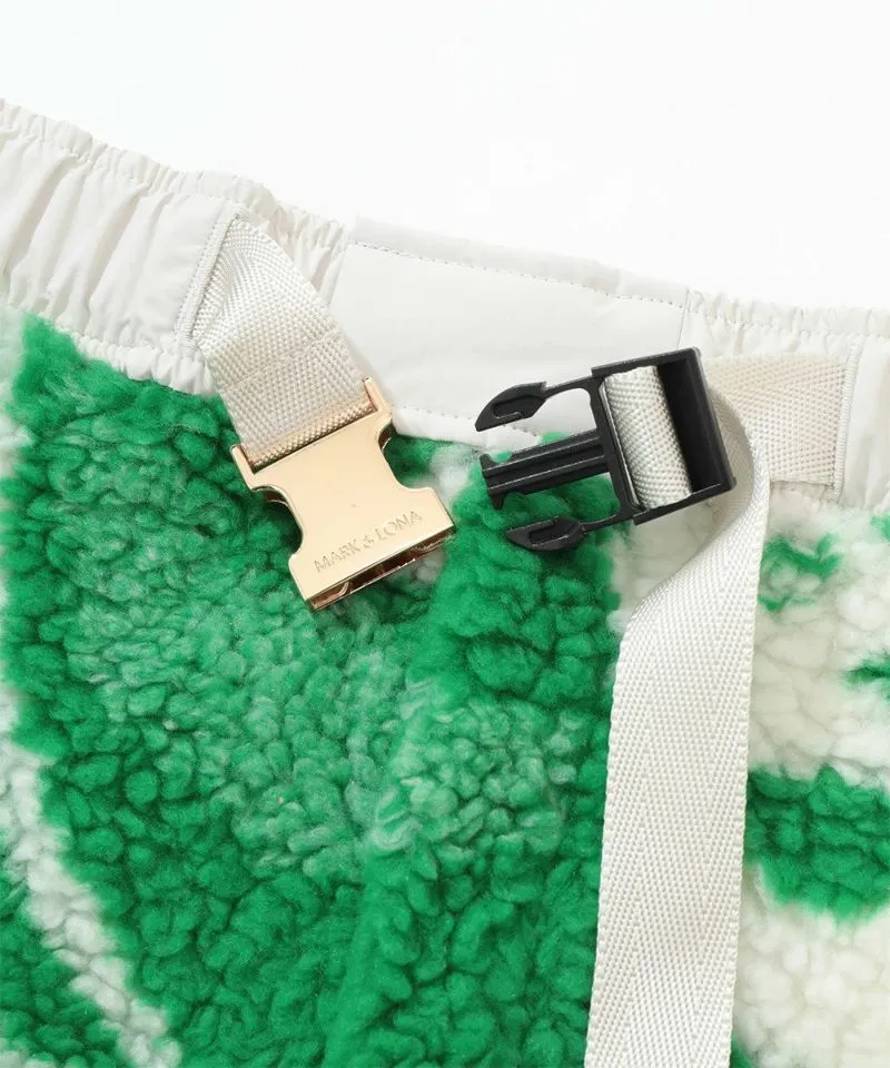 Massive Boa Fleece Skirt GREEN