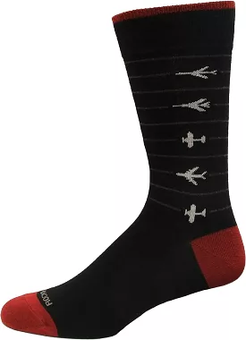 Men's Airplanes Dress Sock