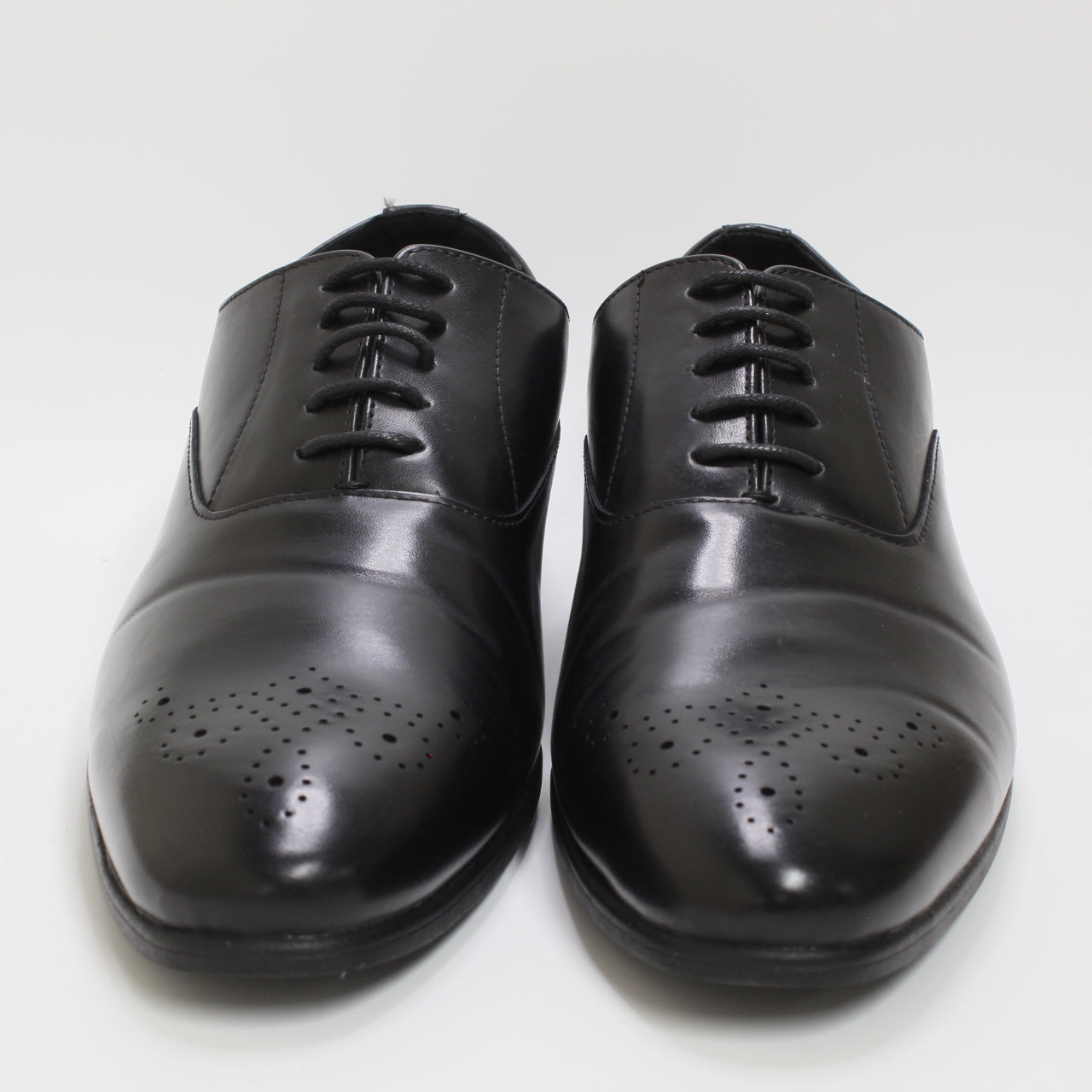 Mens Office Marlo Toerose Oxford Shoes Black