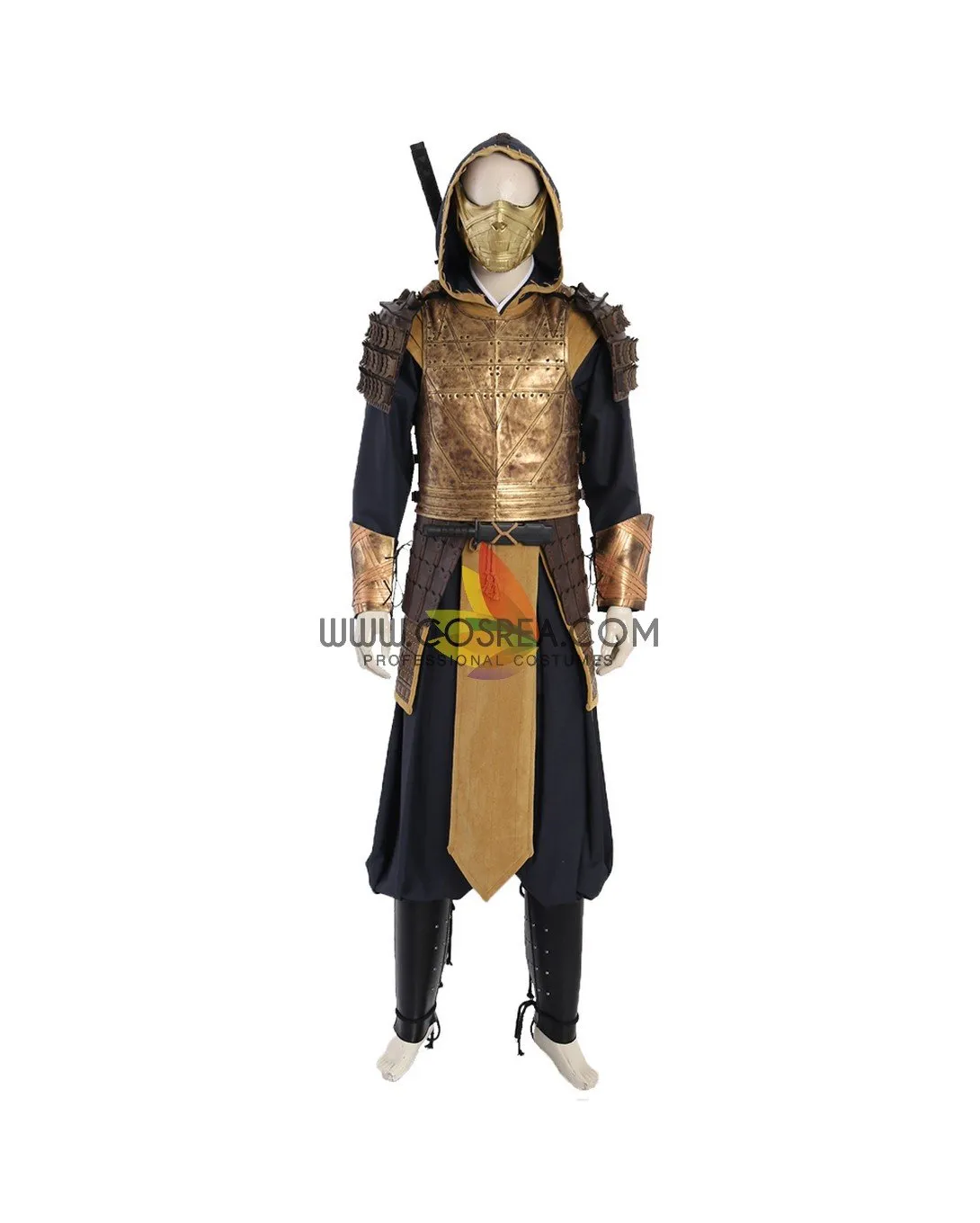 Mortal Kombat 2021 Movie Scorpion Cosplay Costume