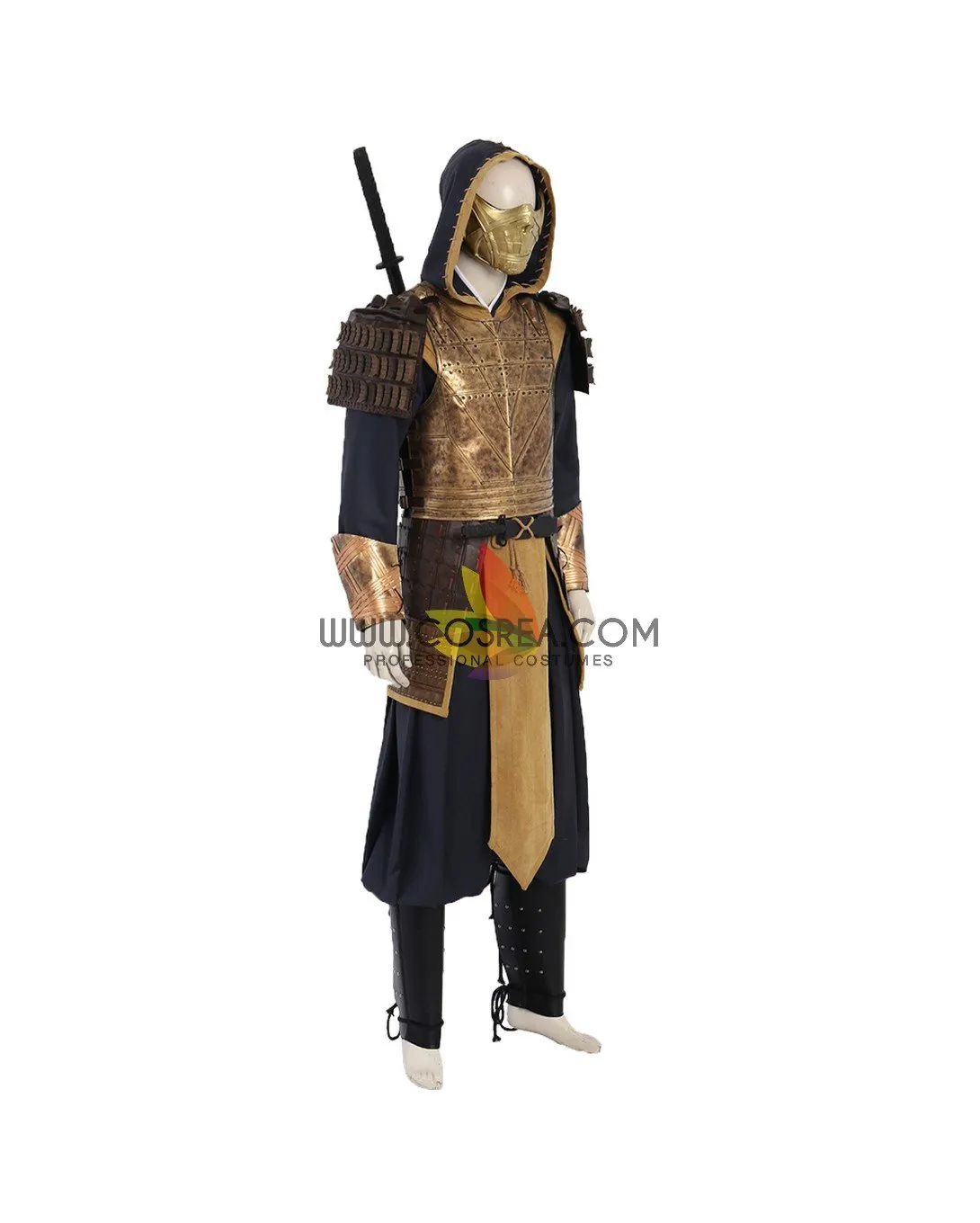 Mortal Kombat 2021 Movie Scorpion Cosplay Costume