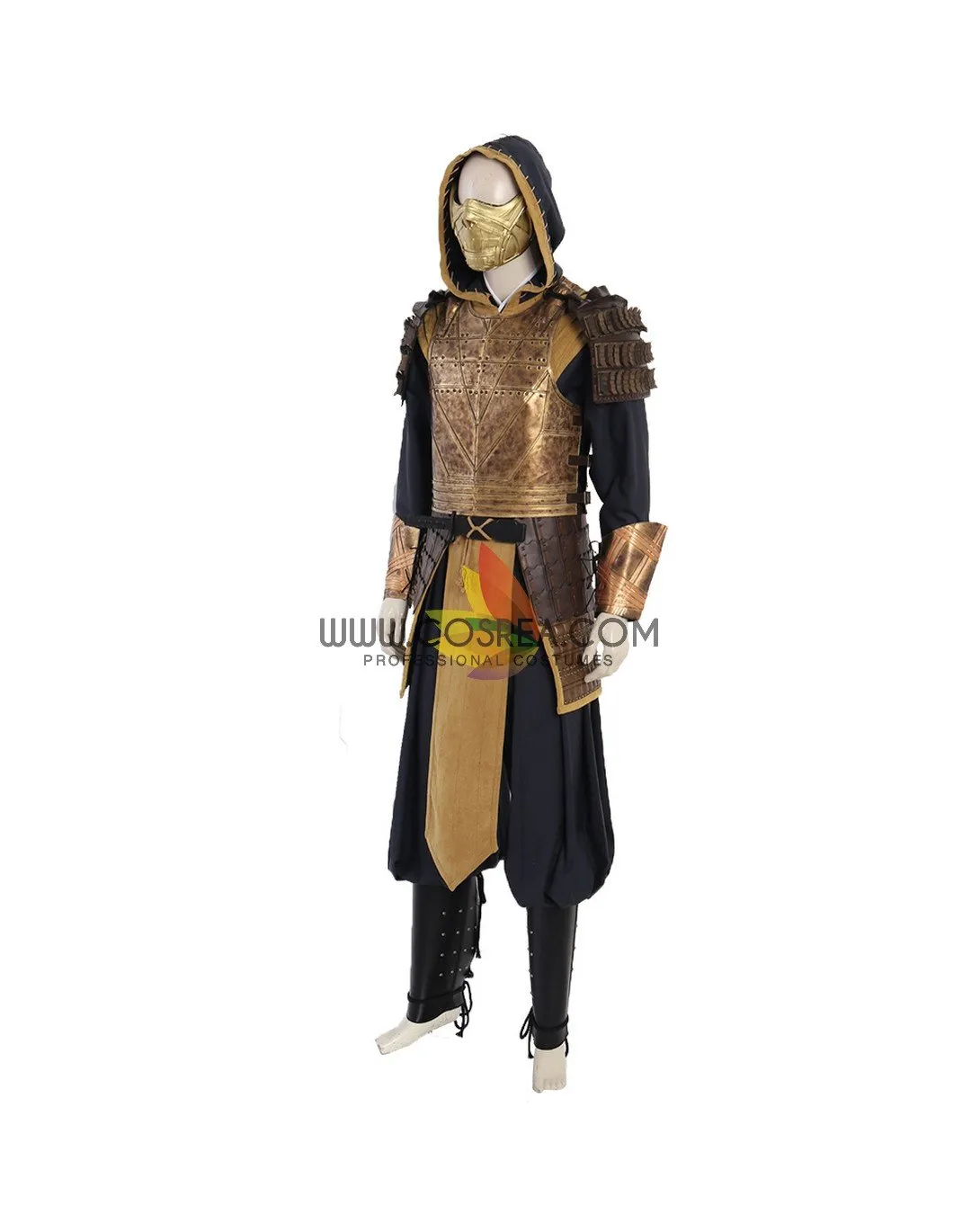 Mortal Kombat 2021 Movie Scorpion Cosplay Costume