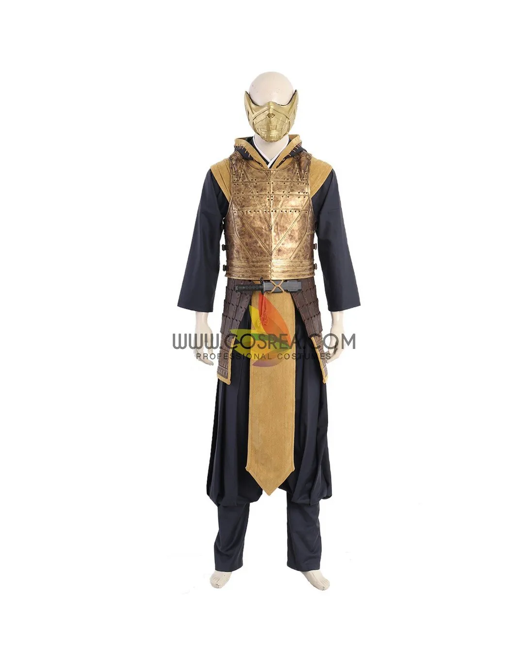 Mortal Kombat 2021 Movie Scorpion Cosplay Costume