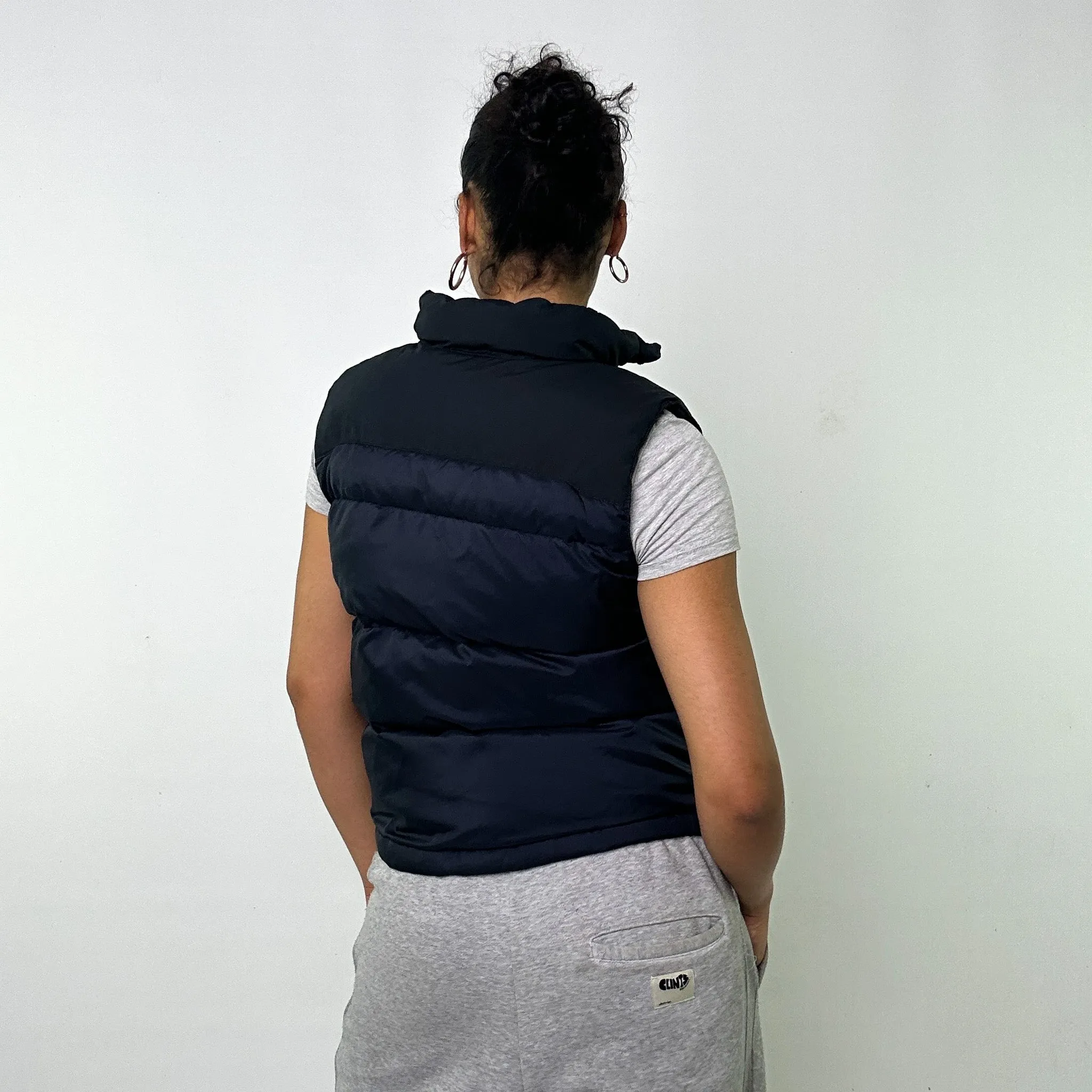 NAVY BLUE 90S POLO RALPH LAUREN PUFFER JACKET COAT GILET (