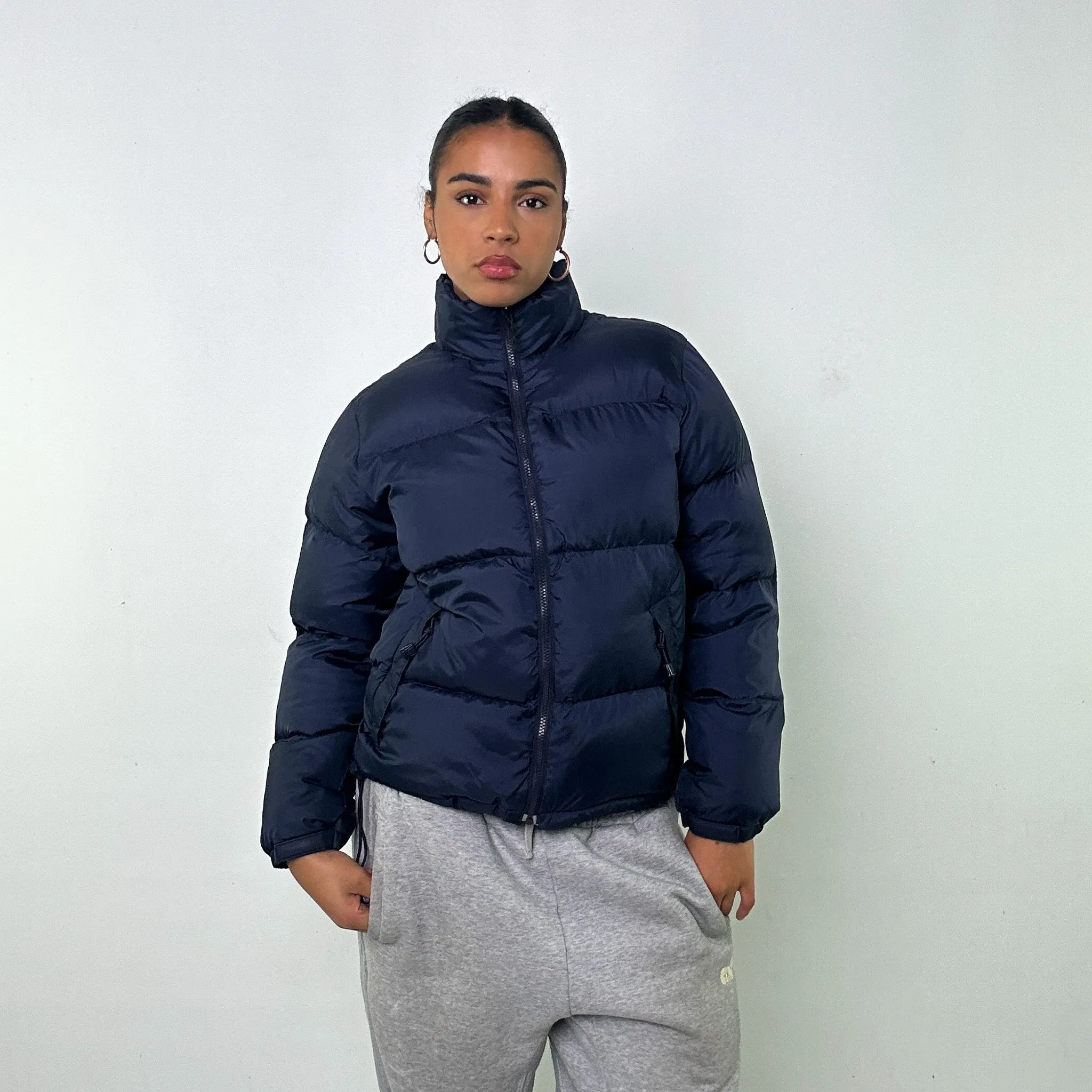 NAVY BLUE Y2KS POLO JEANS RALPH LAUREN PUFFER JACKET COAT (