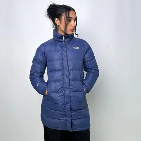 Navy Blue y2ks The North Face 600 Series Puffer Jacket Coat (M)