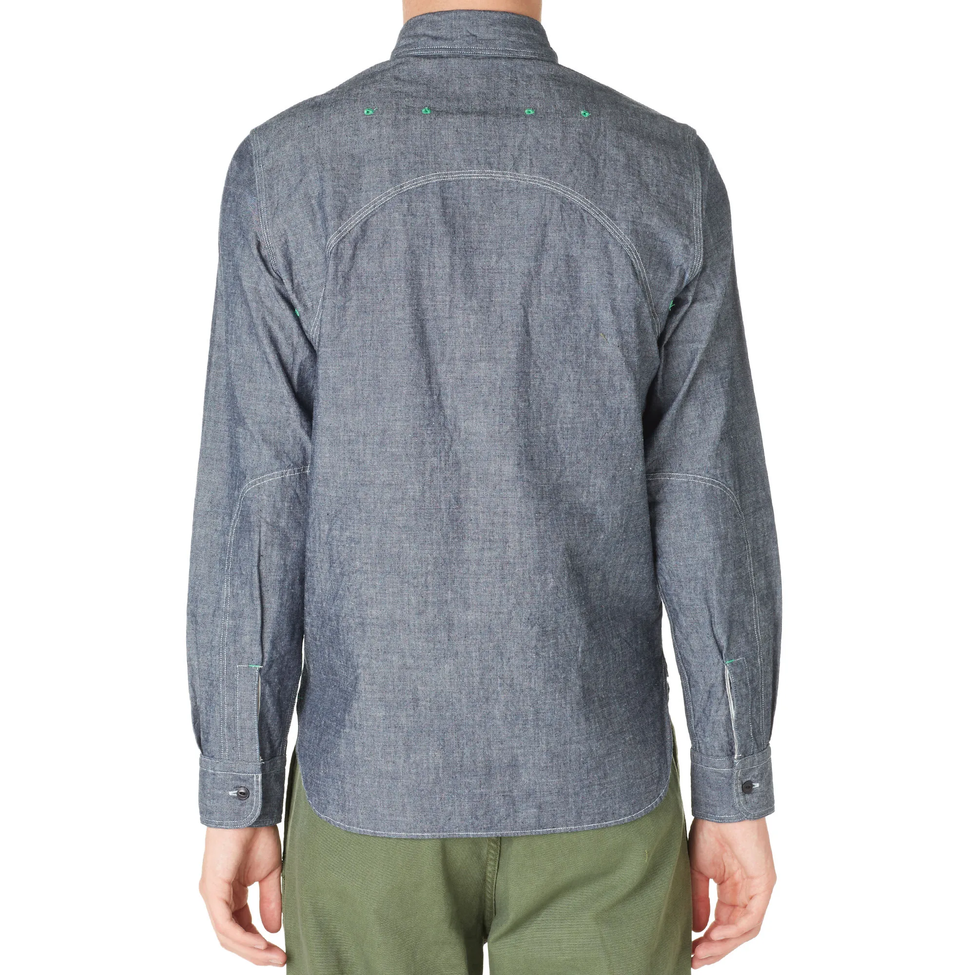 Nigel Cabourn Medical ShirtIndigo Raw Denim