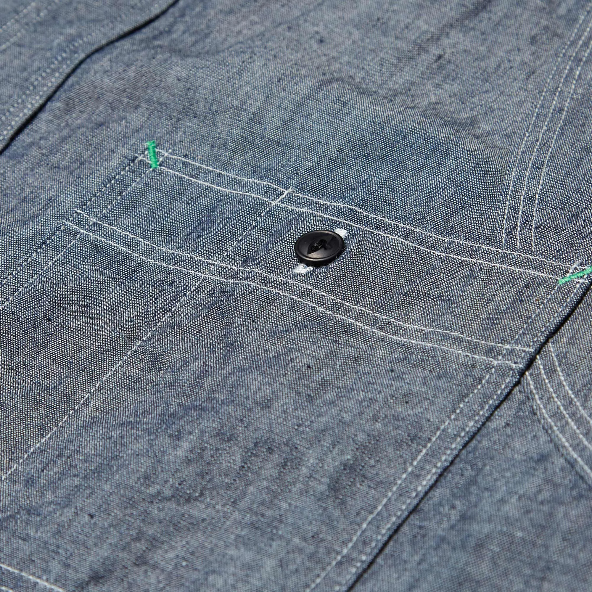 Nigel Cabourn Medical ShirtIndigo Raw Denim