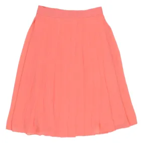 Olive & Orange Coral Chiffon Skirt