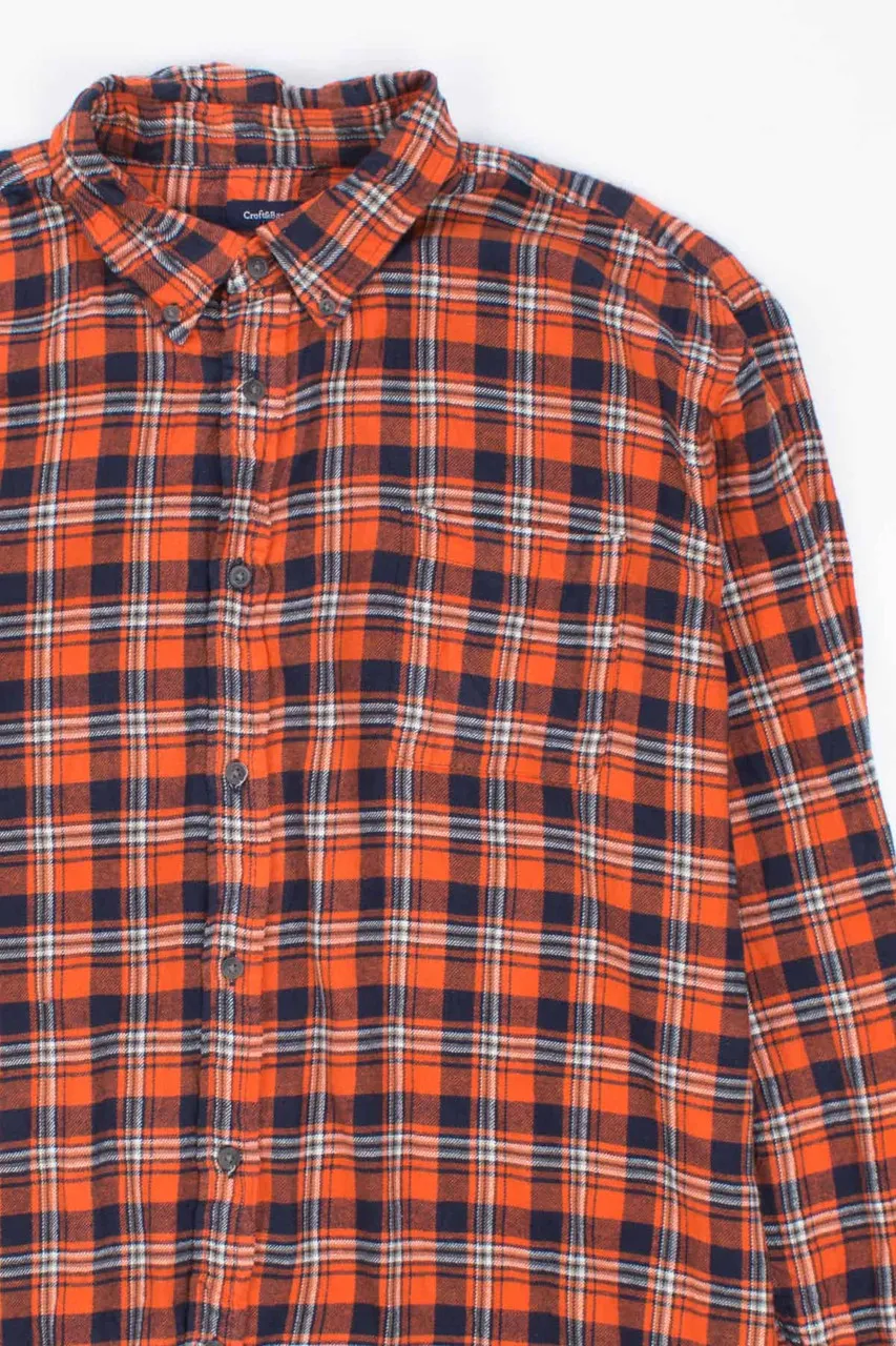 Orange Croft & Barrow Vintage Flannel 2769